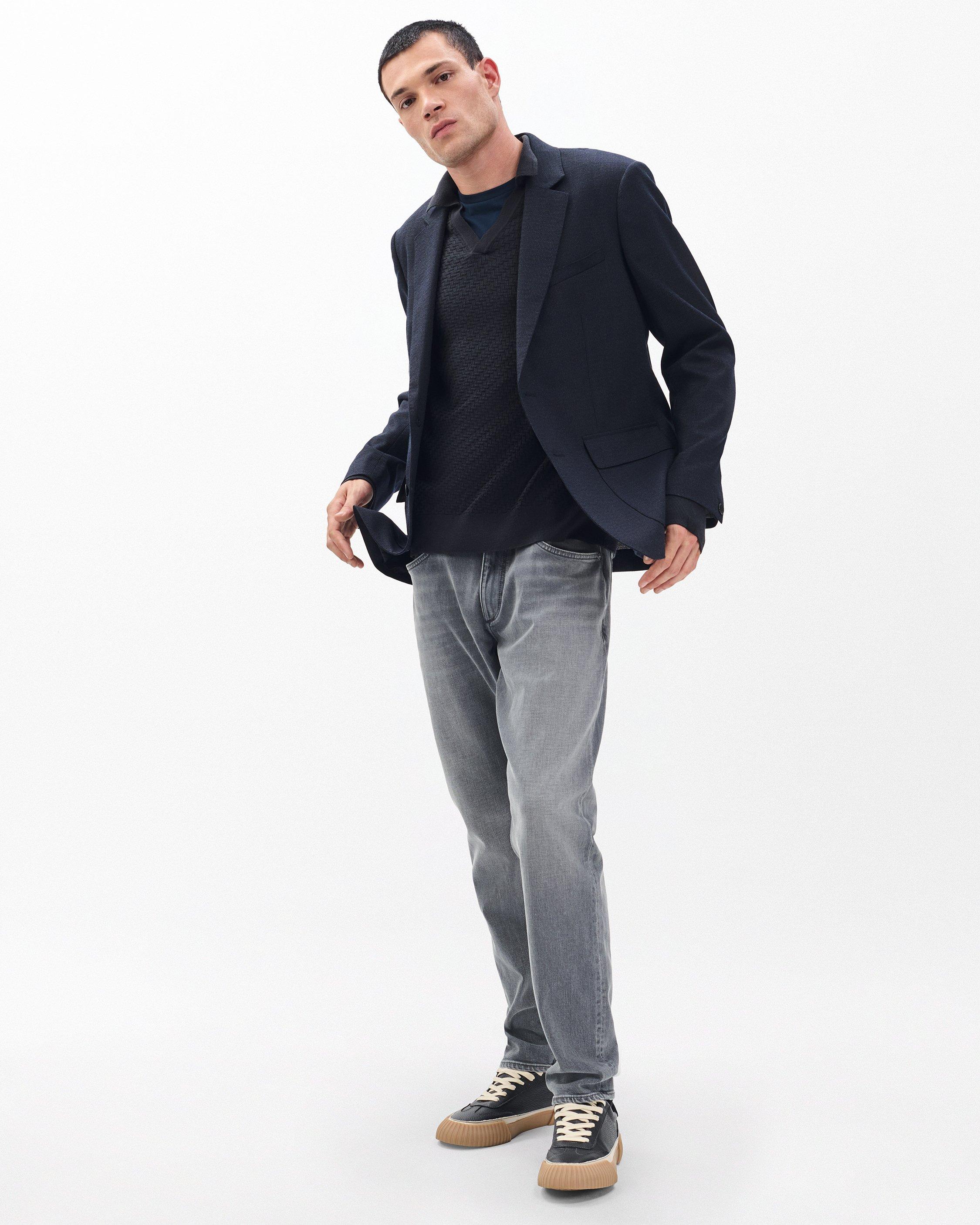 Charles Johnny Collar Wool Polo image number 3