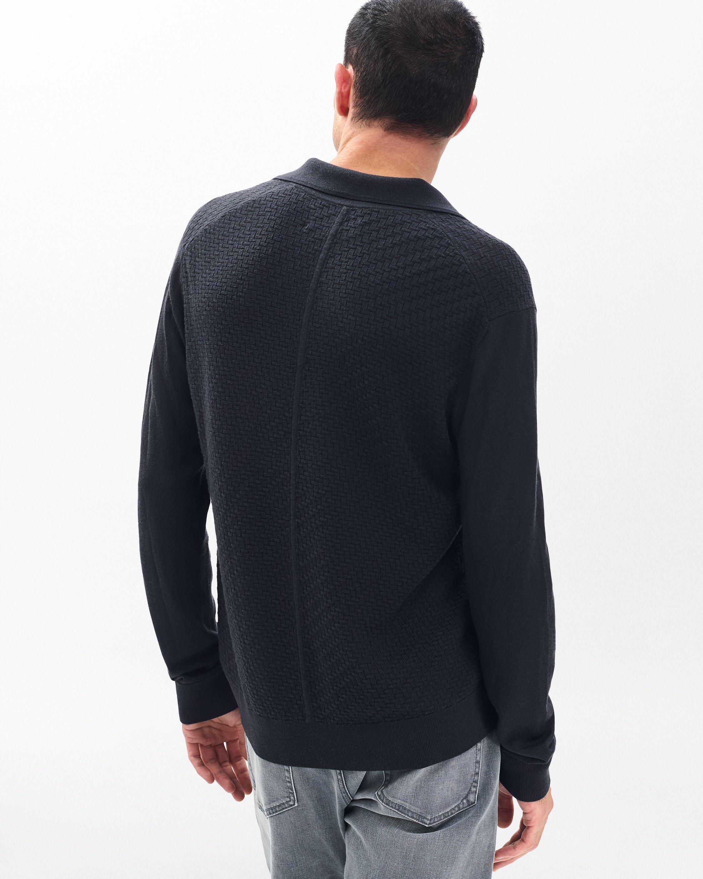 Charles Johnny Collar Wool Polo image number 6