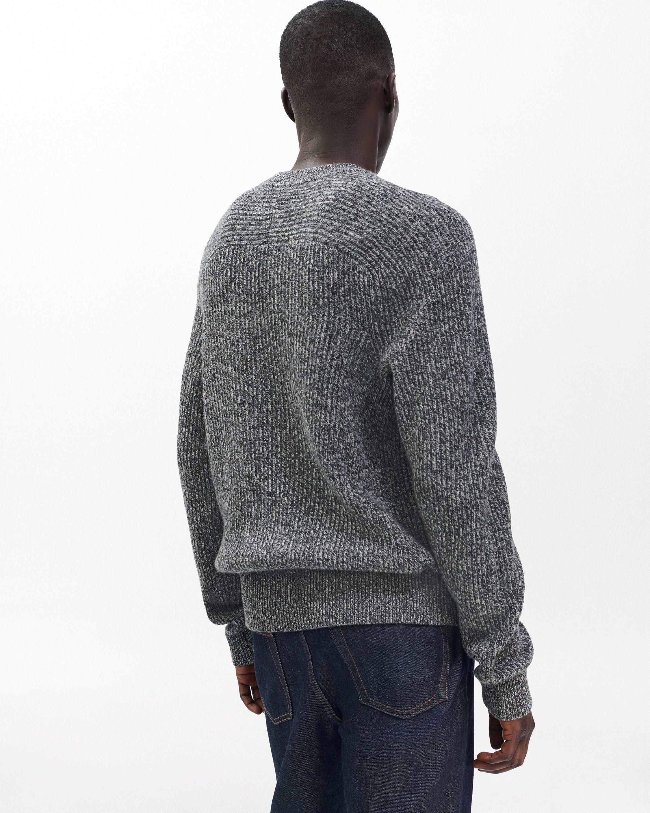 Walker Marled Mixed-Media Sweater image number 6
