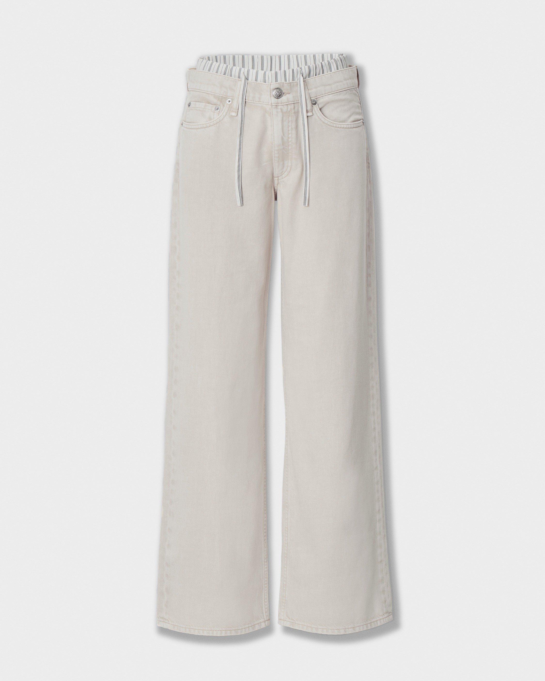 Saige Relaxed Straight Boxer Jeans - image 2