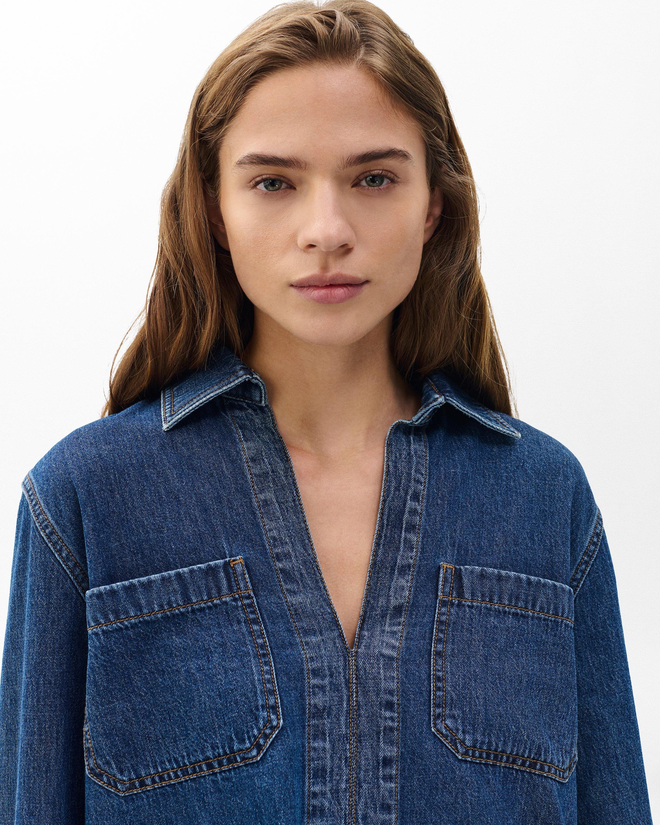 【新品】FINE ex denim shirt JK 新品】FINE ex denim shirt JK