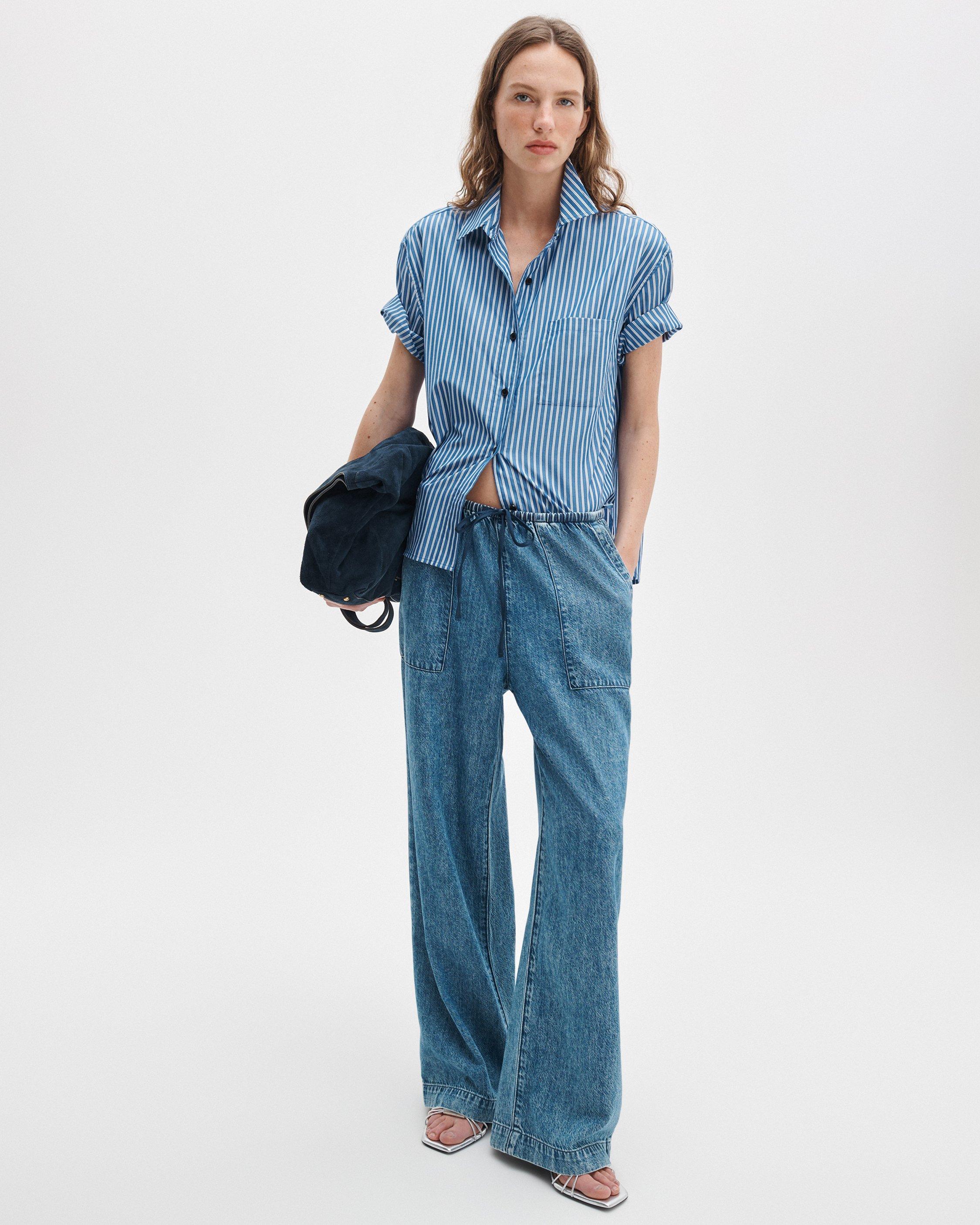 Claire Denim Utility Pant image number 1