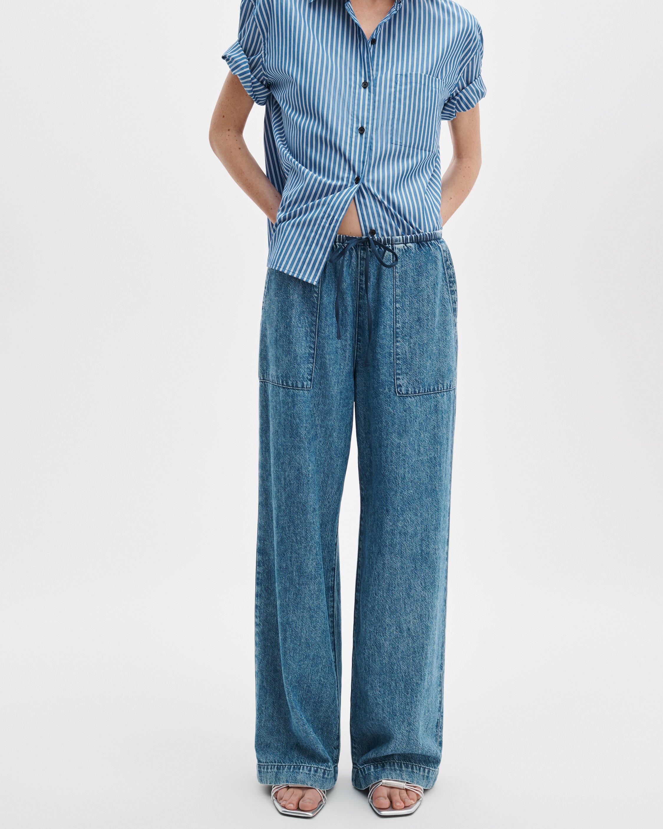 Claire Denim Utility Pant image number 3