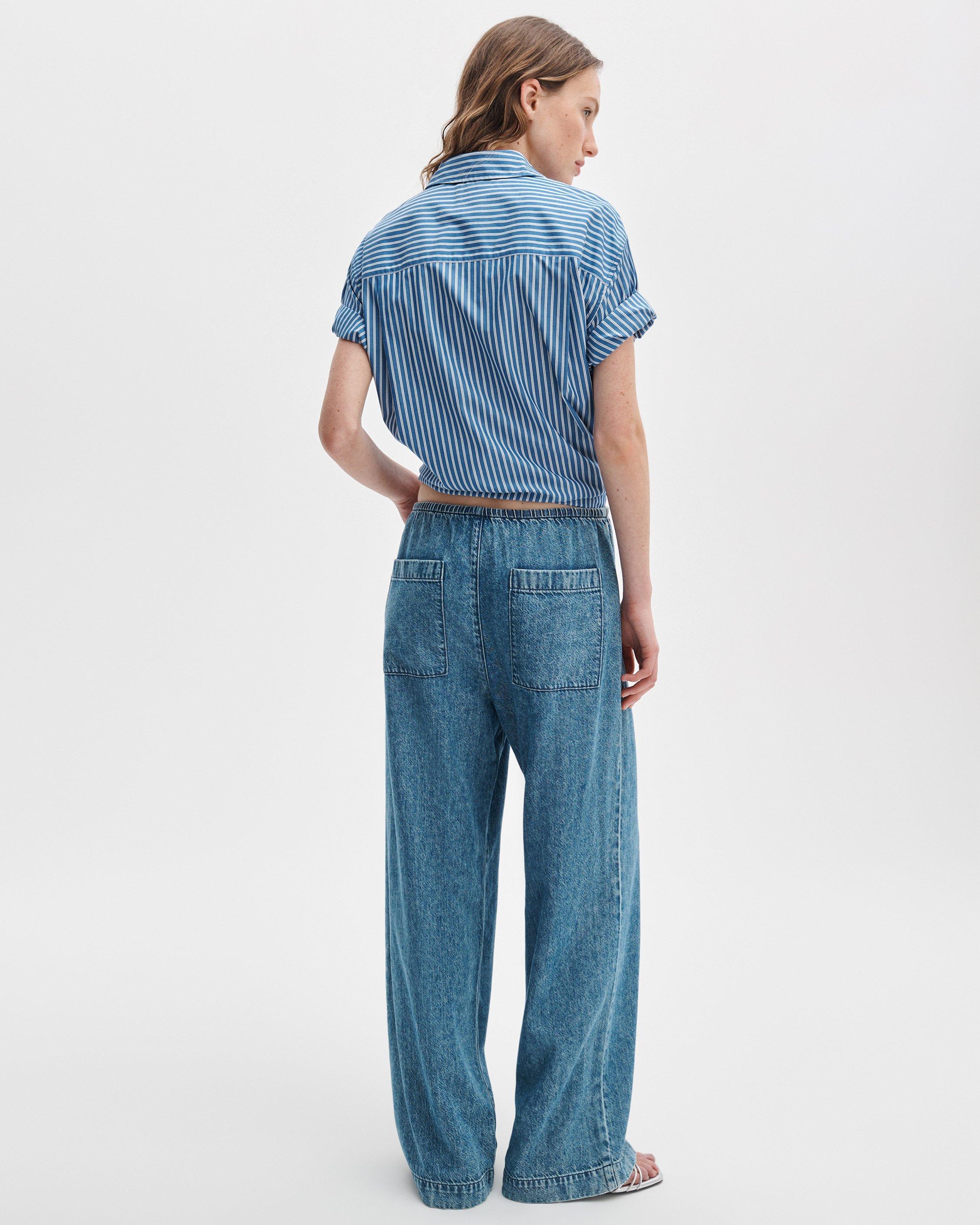 Claire Denim Utility Pant image number 5