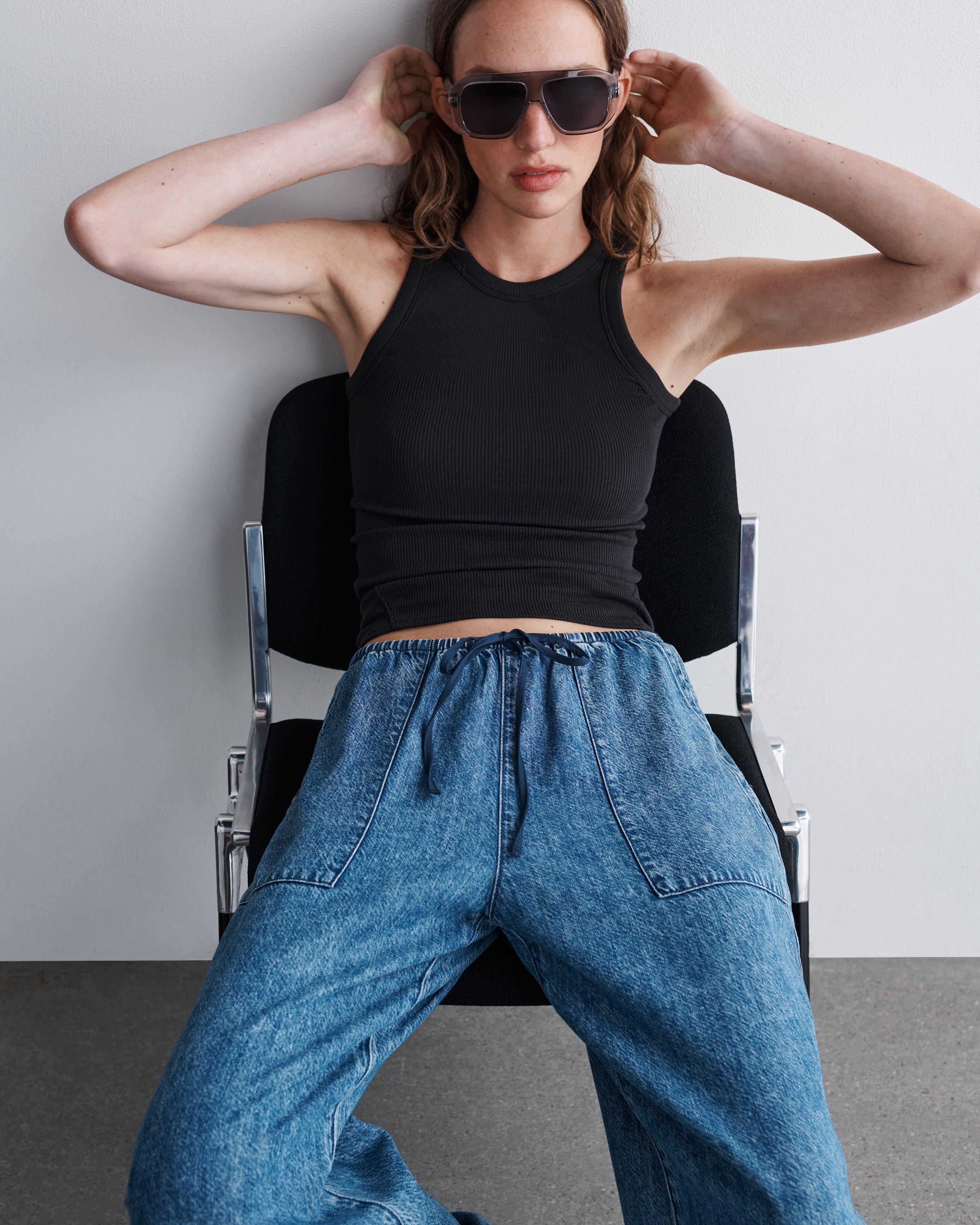 Claire Denim Utility Pant image number 6