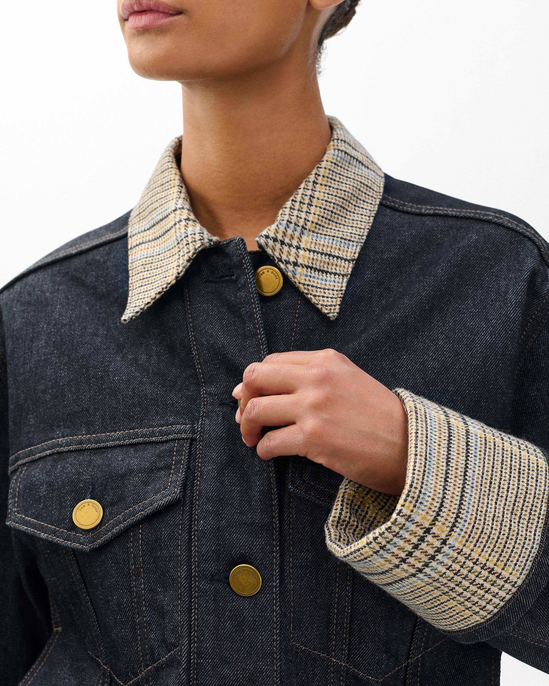 Harriet Denim Trucker Jacket image number 5