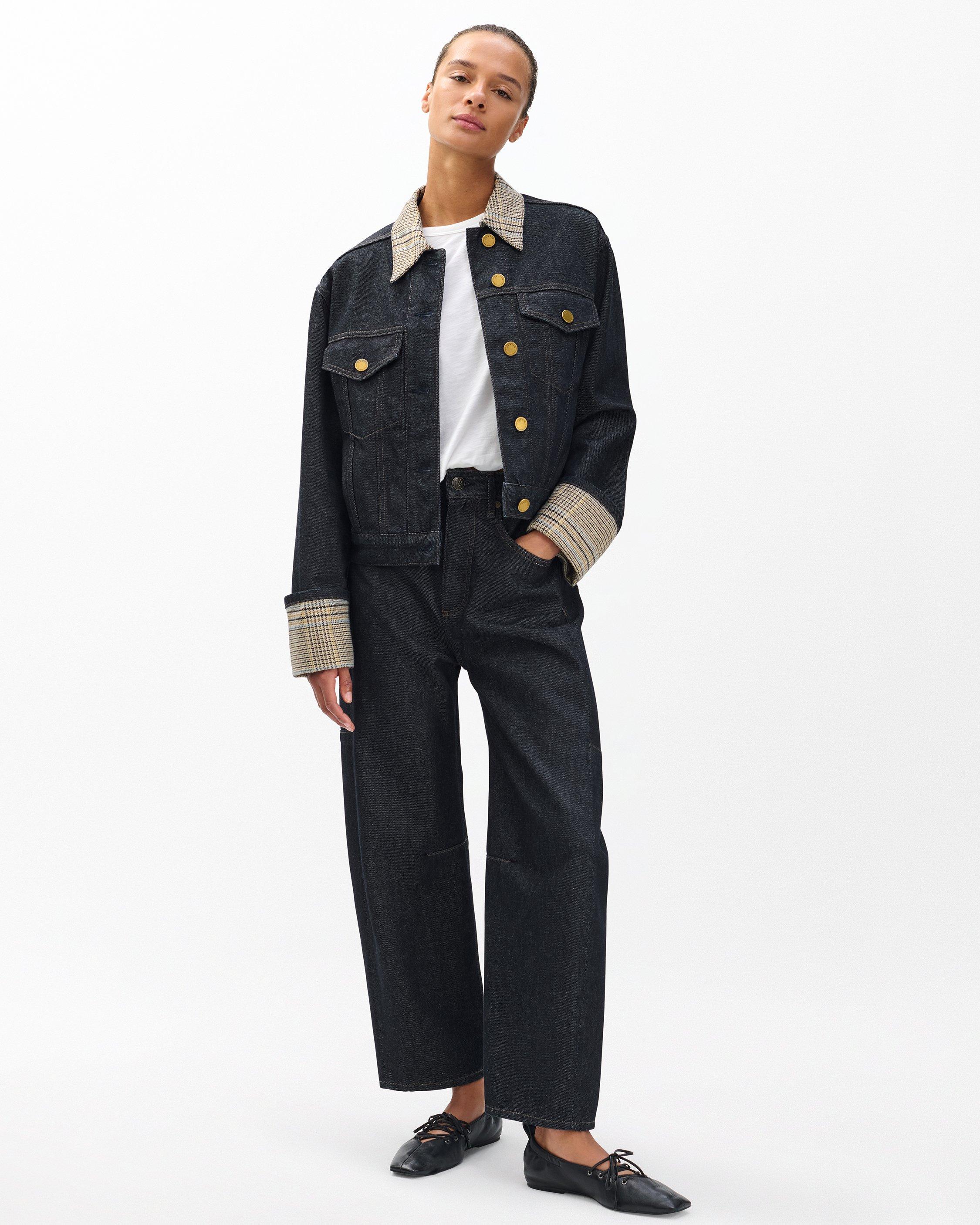 Harriet Denim Trucker Jacket image number 6