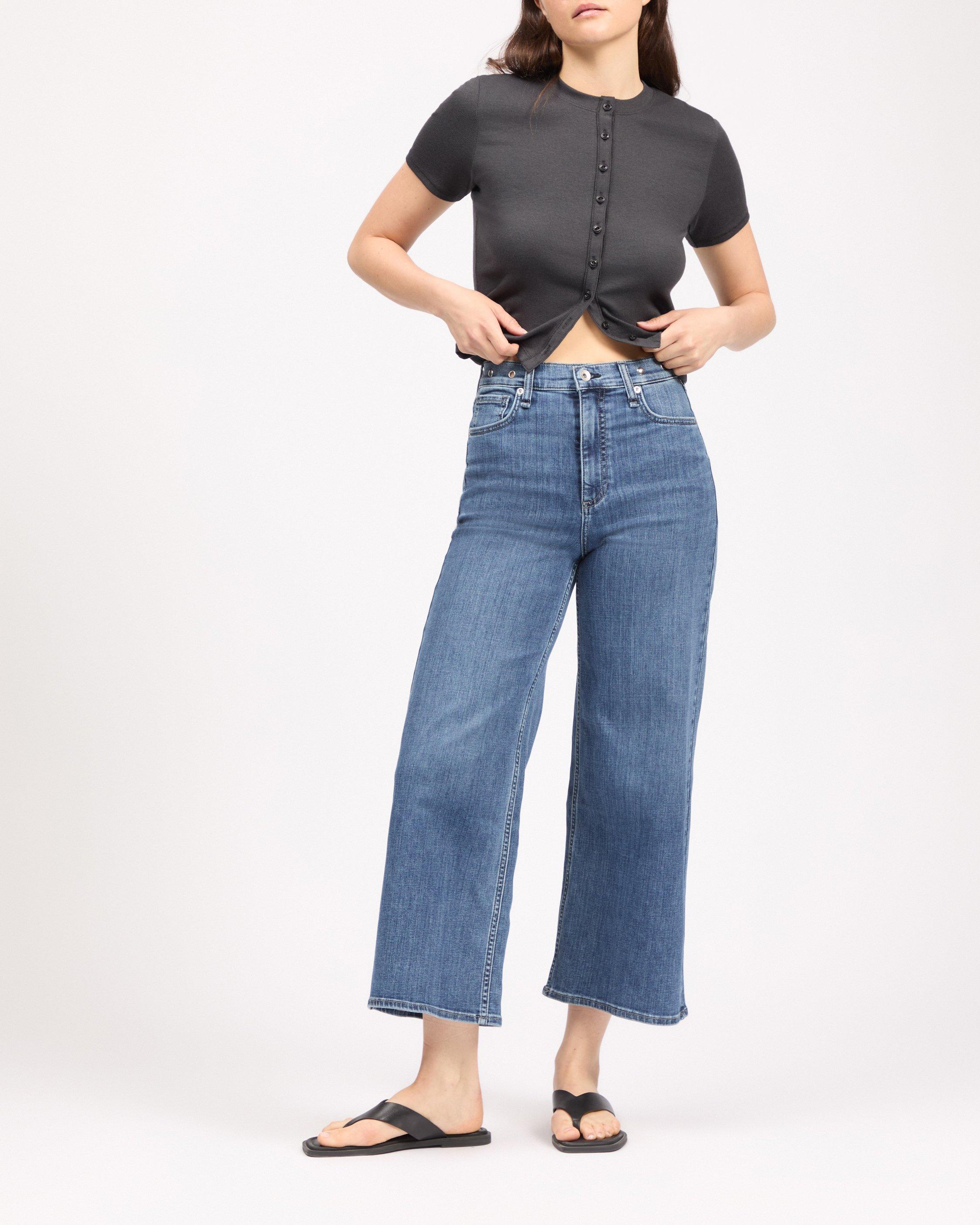 Serena Cropped Wide-Leg Jean - Halifax Grommet | rag & bone