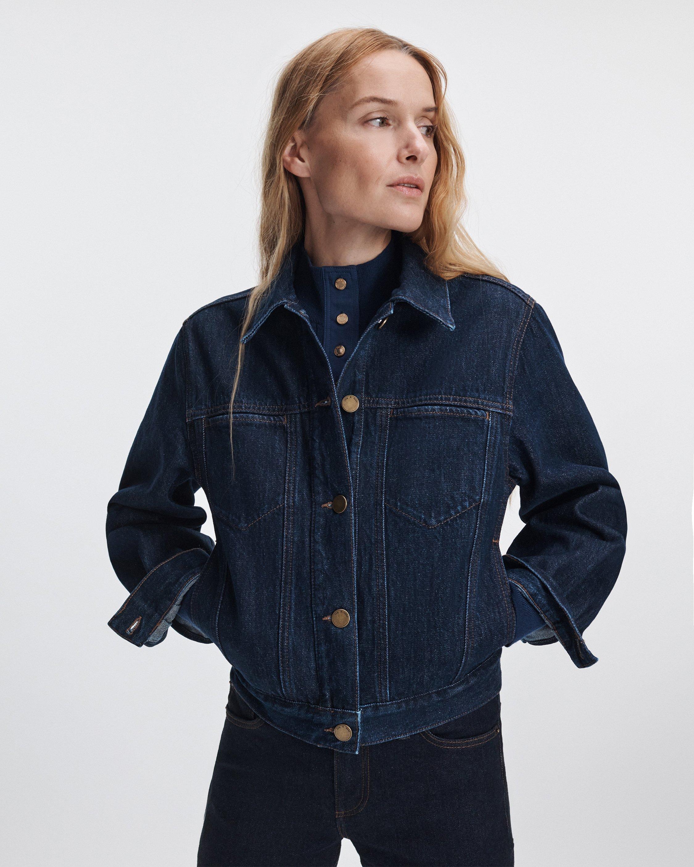 Marie Denim Trucker Jacket image number 1