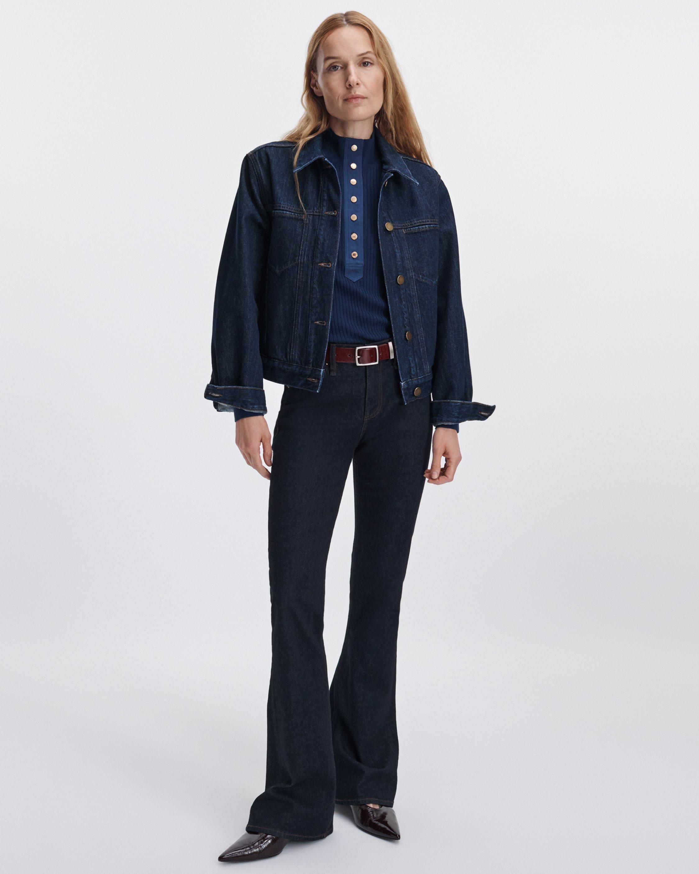 Marie Denim Trucker Jacket image number 3