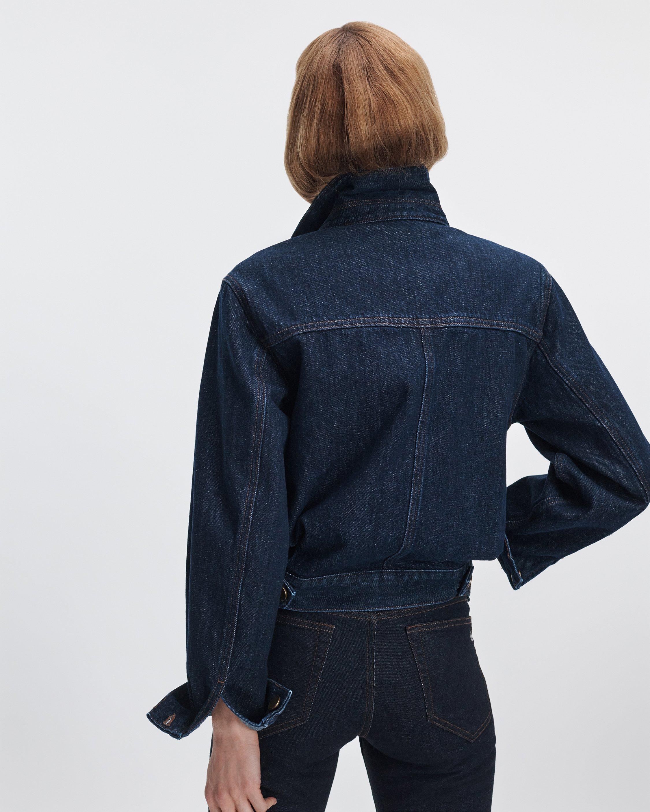 Marie Denim Trucker Jacket image number 5