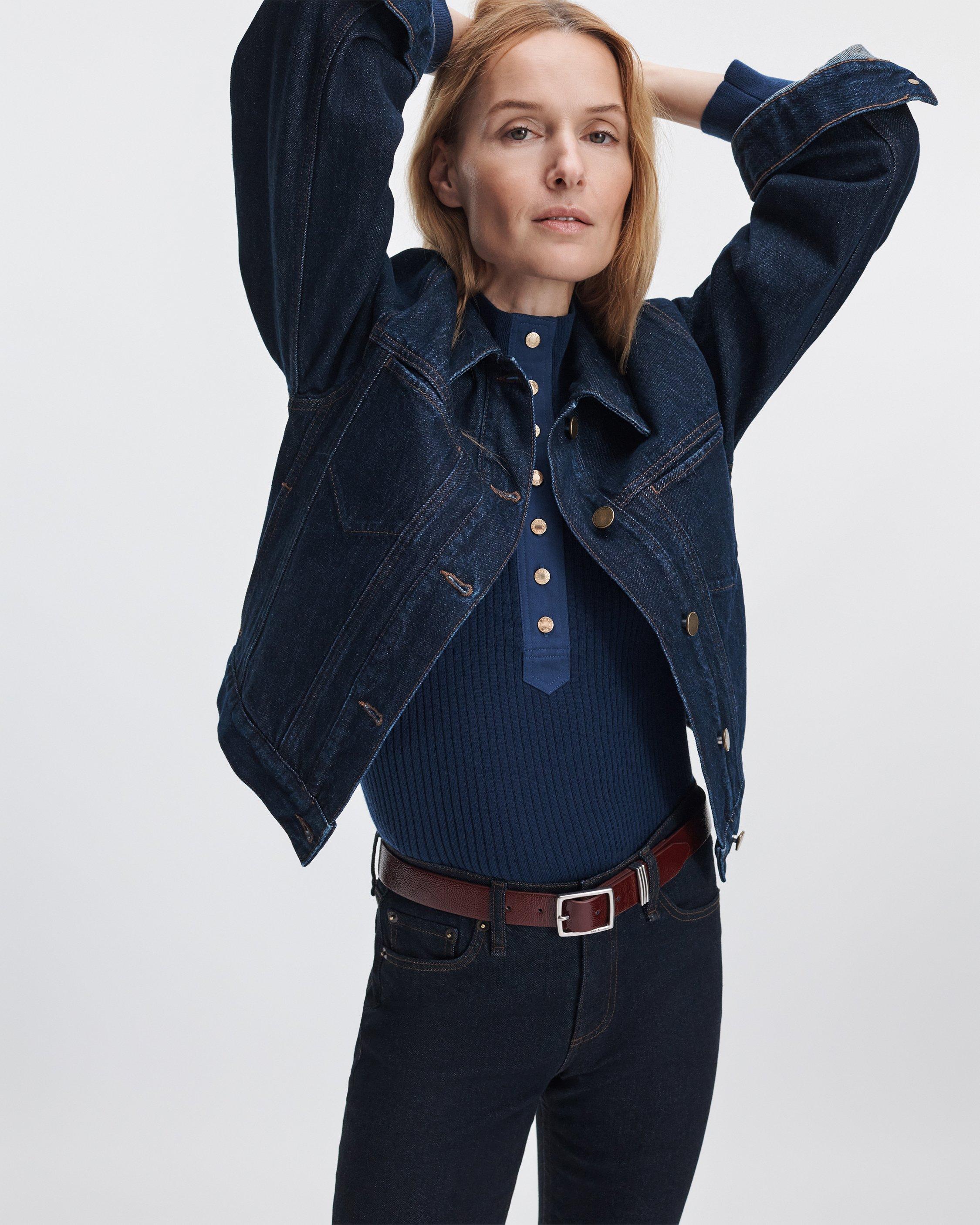 Marie Denim Trucker Jacket image number 6