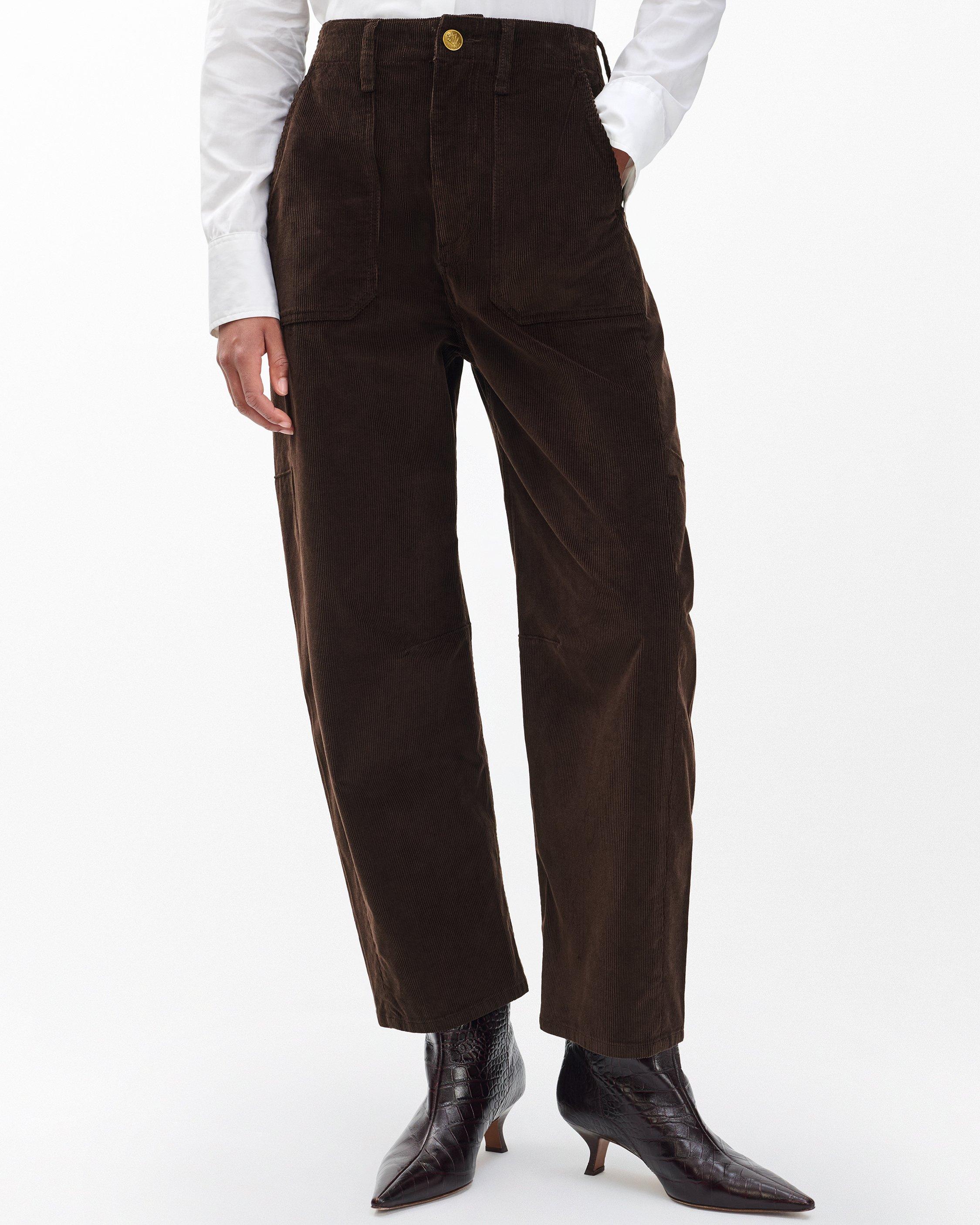 Charlie Ankle Barrel Corduroy Pants - image 4
