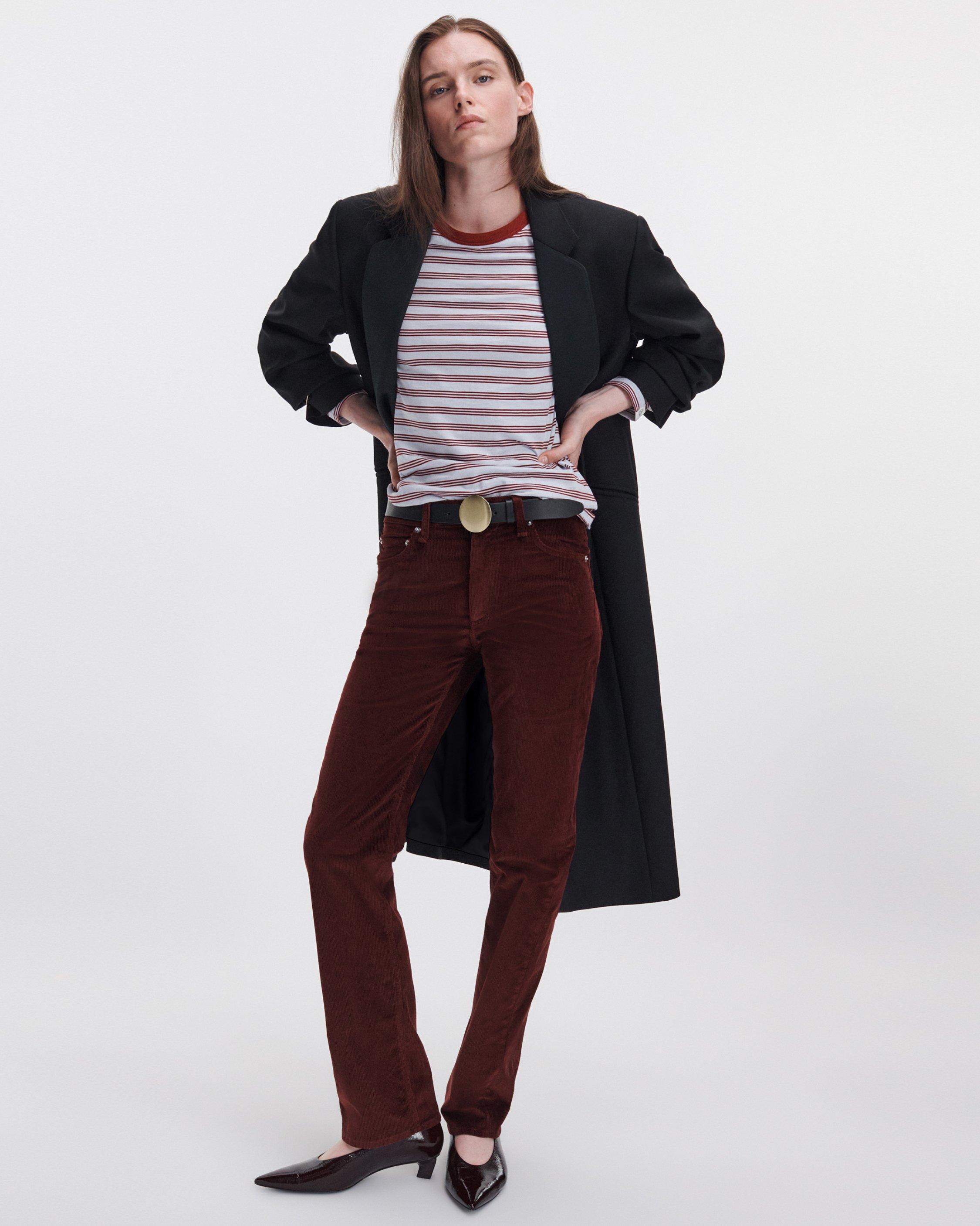 Harlow Corduroy Straight Pant image number 1