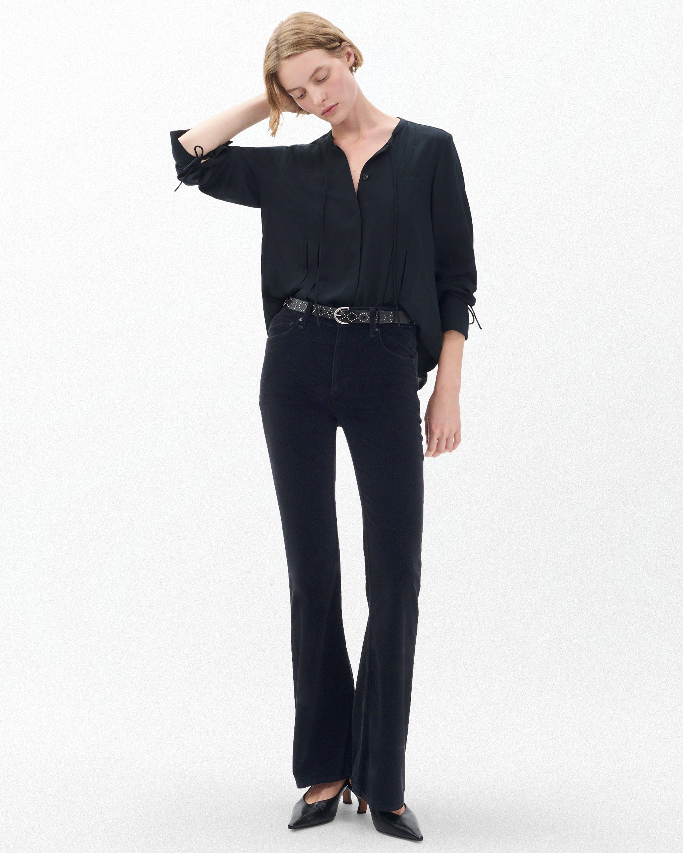 Dahlia Flare Velvet Pants - image 3