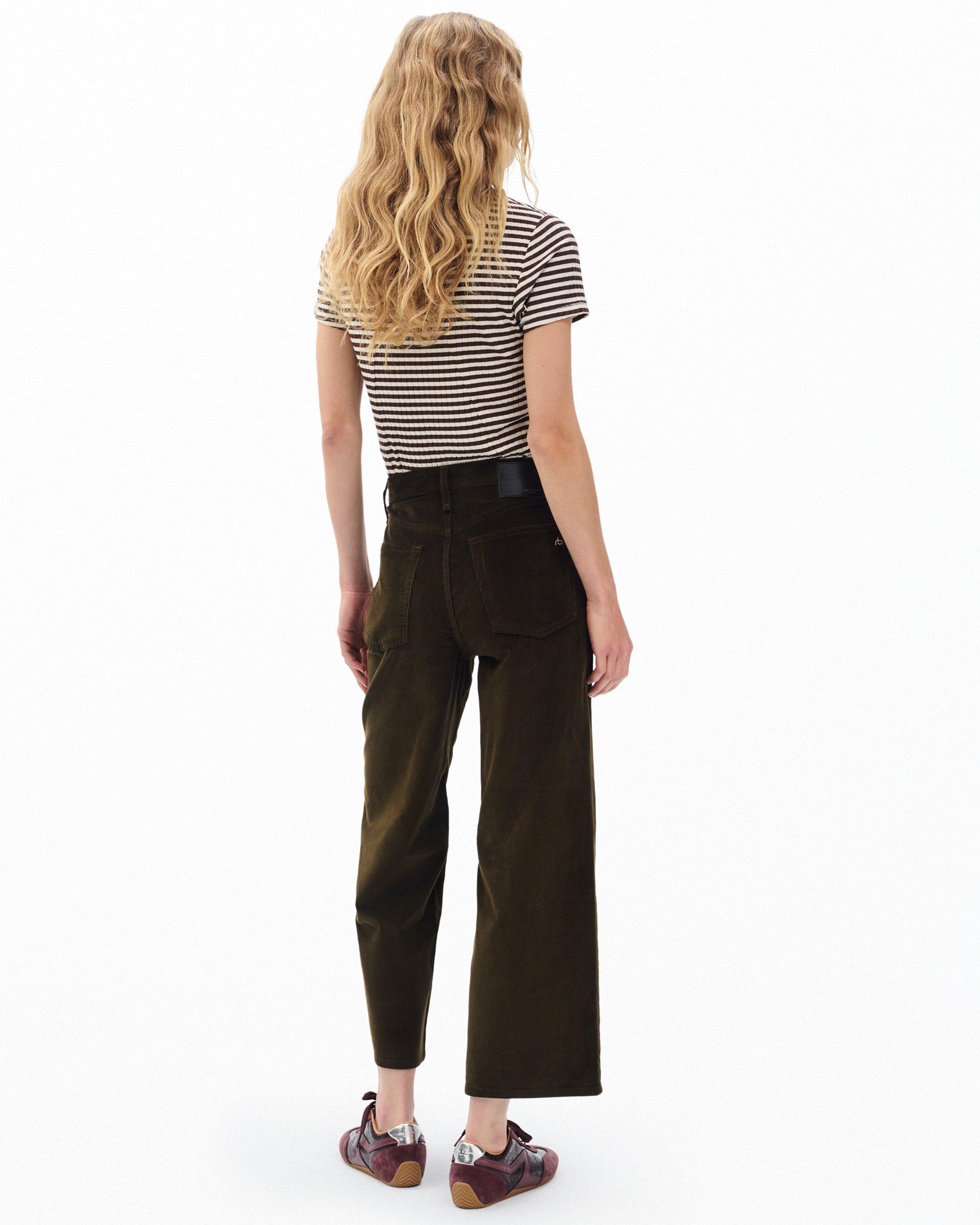 Andi Ankle Wide-Leg Corduroy Pants - Balsam | rag & bone