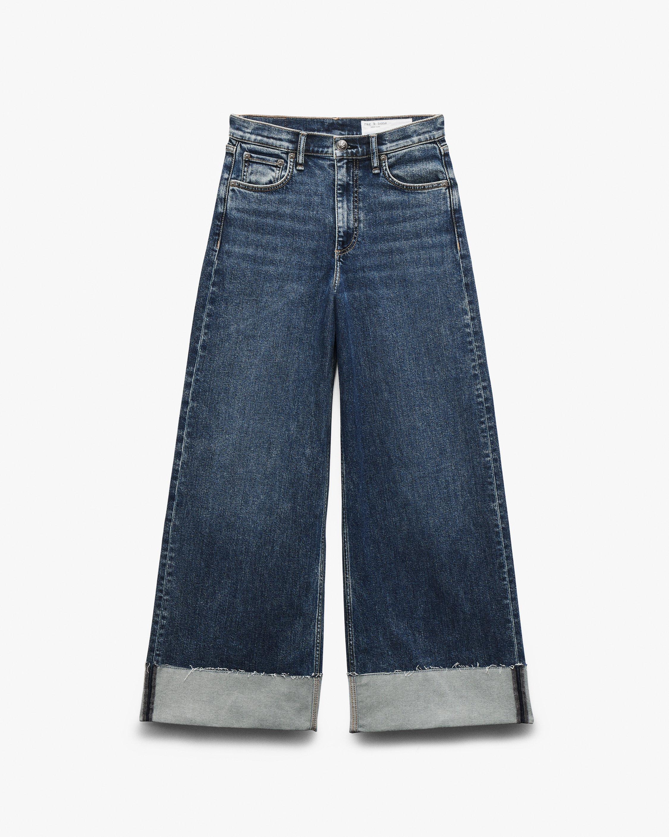 Sofie Cuffed Wide-Leg Jeans - image 2