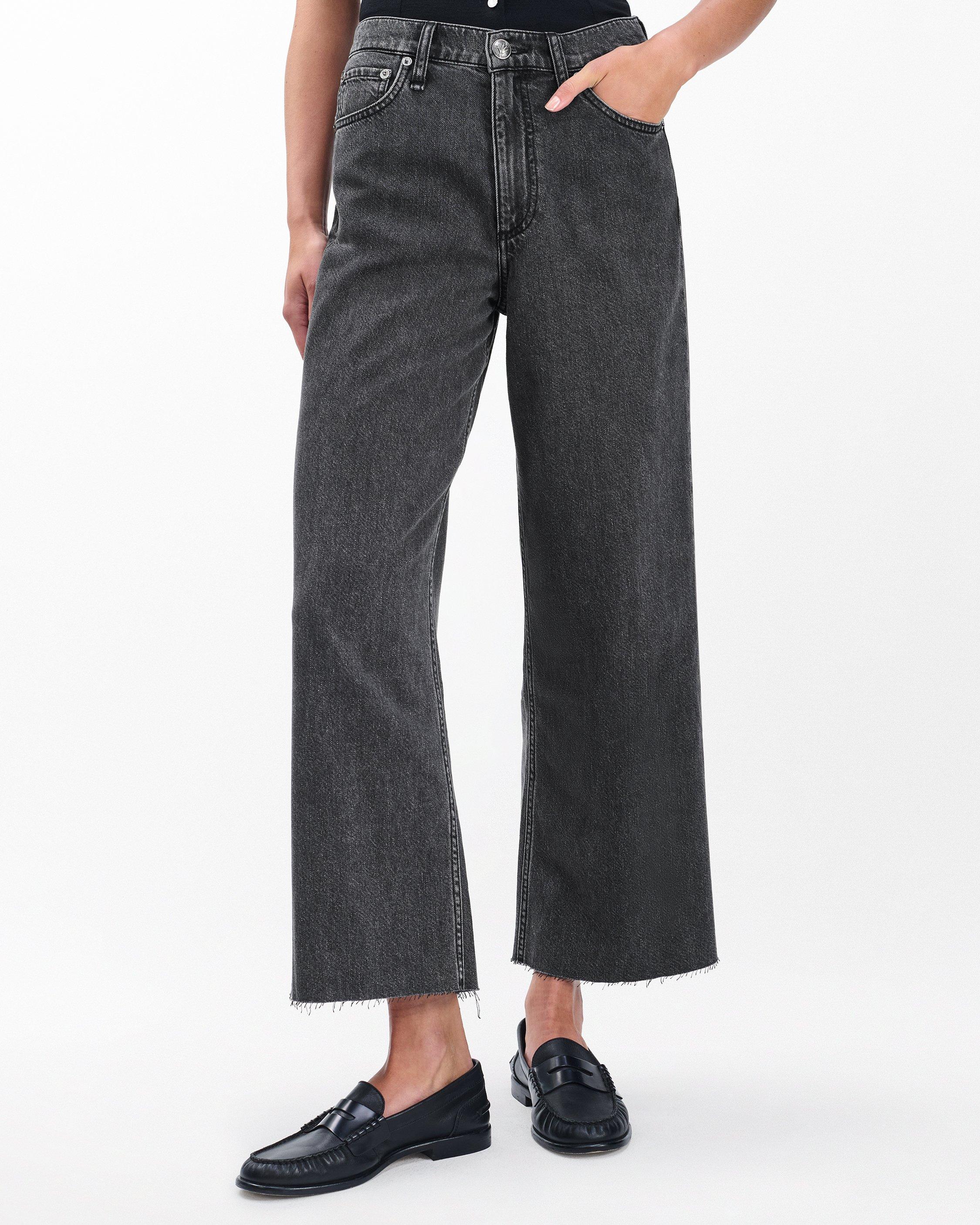 Andi Ankle Wide-Leg Jeans image number 4