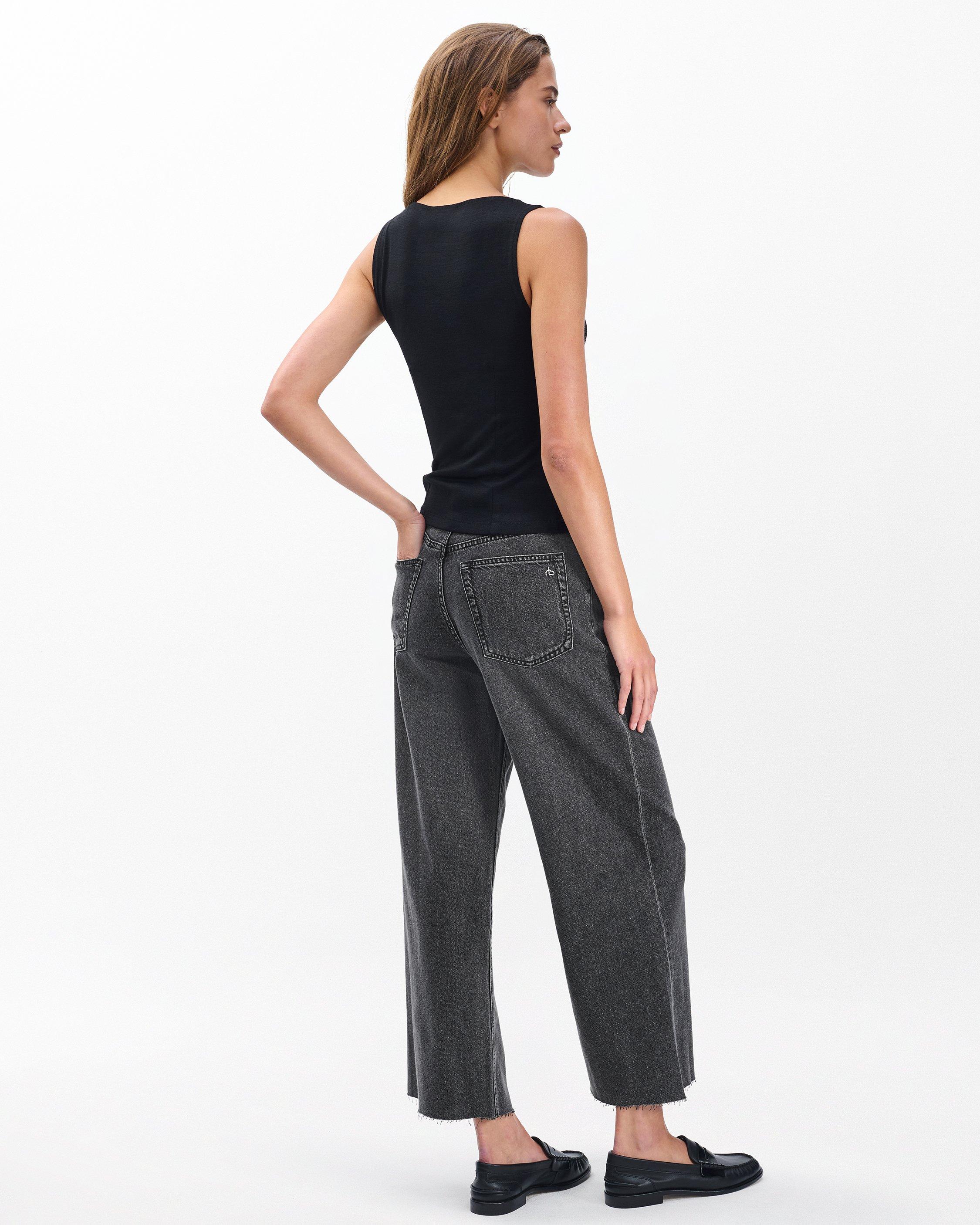 Andi Ankle Wide-Leg Jeans image number 7