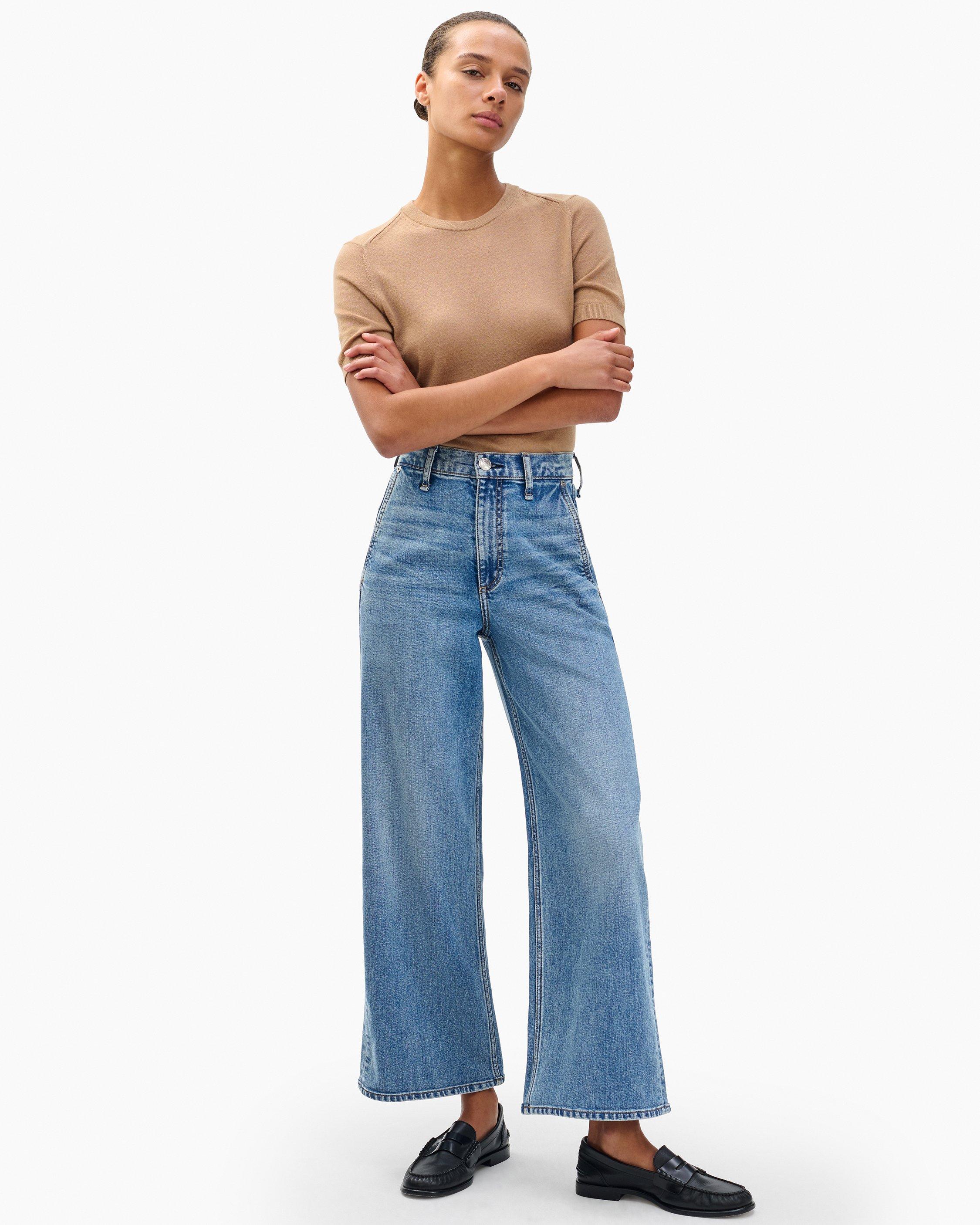 Andi Ankle Wide-Leg Jeans image number 3