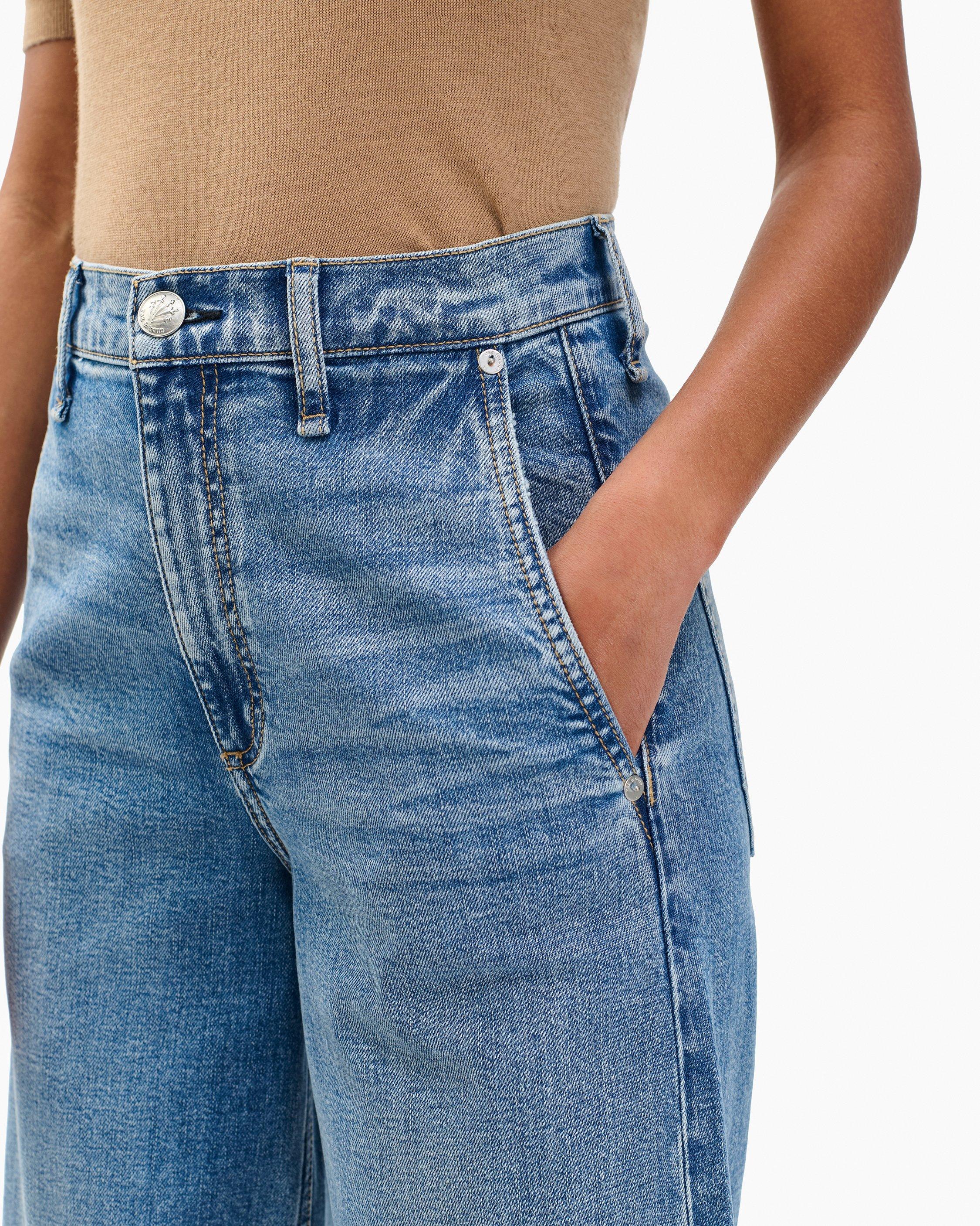 Andi Ankle Wide-Leg Jeans image number 5