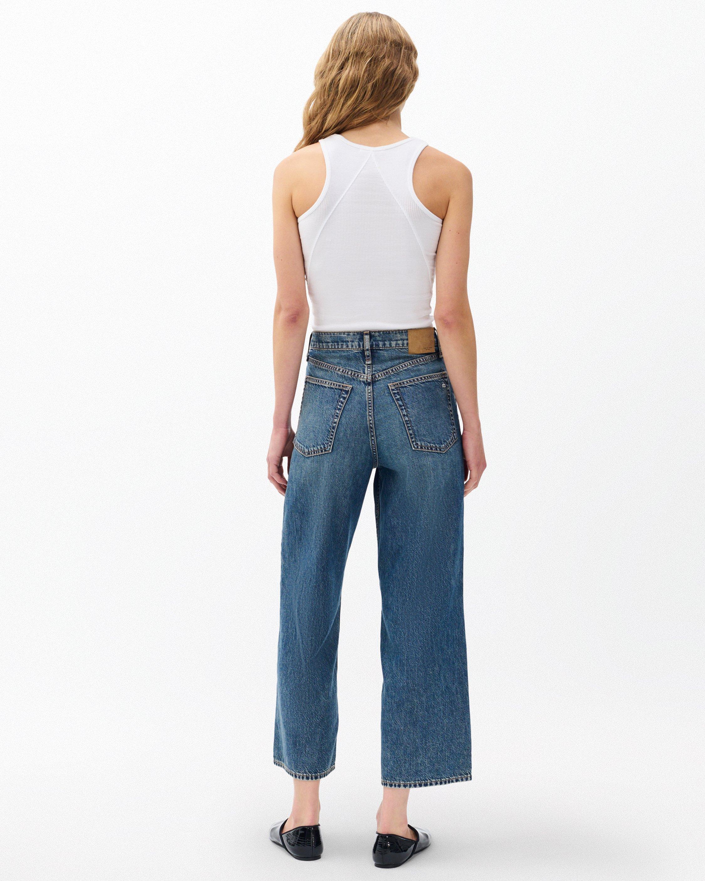 Andi Ankle Wide-Leg Jeans image number 6