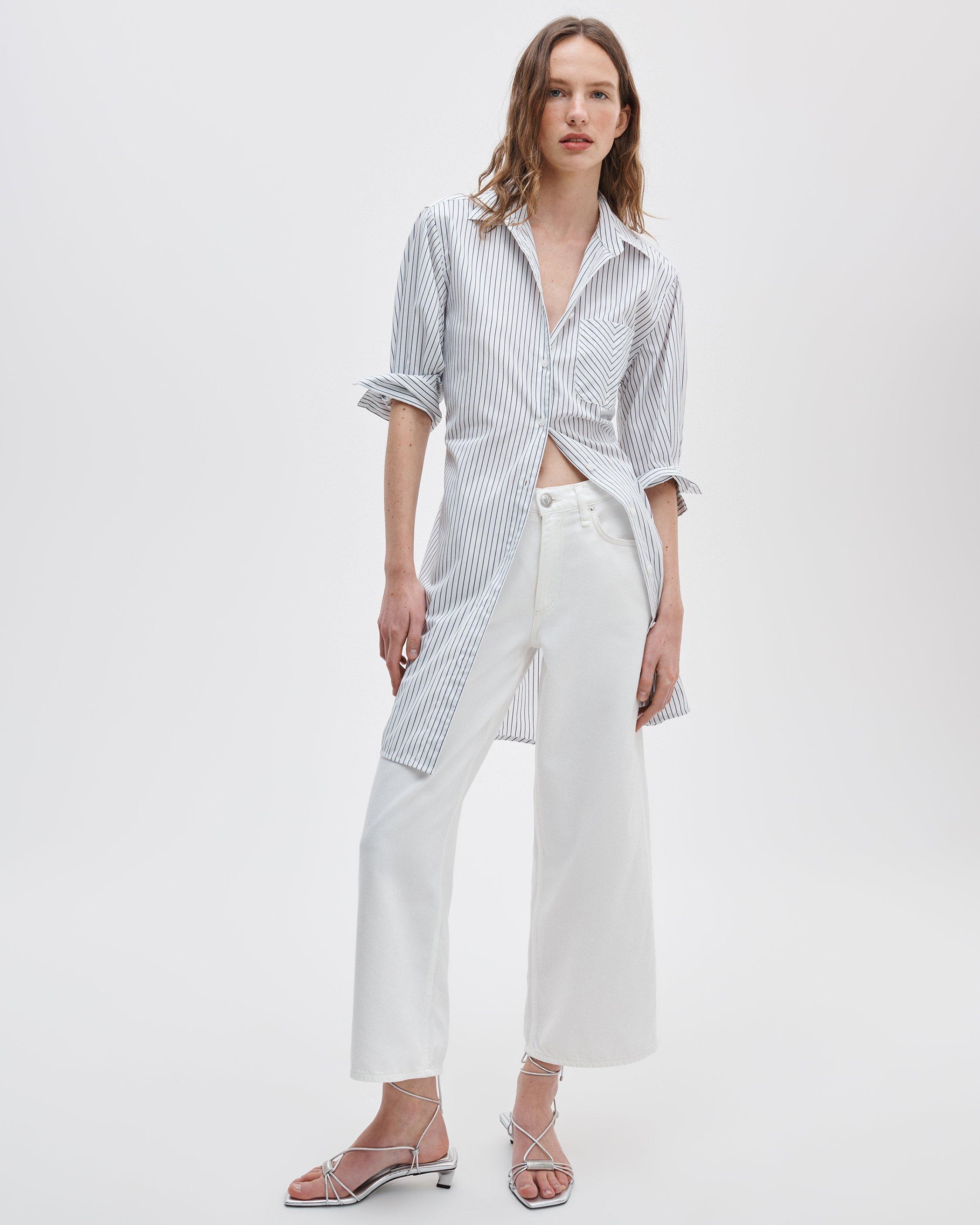Andi Ankle Wide-Leg Jean image number 1