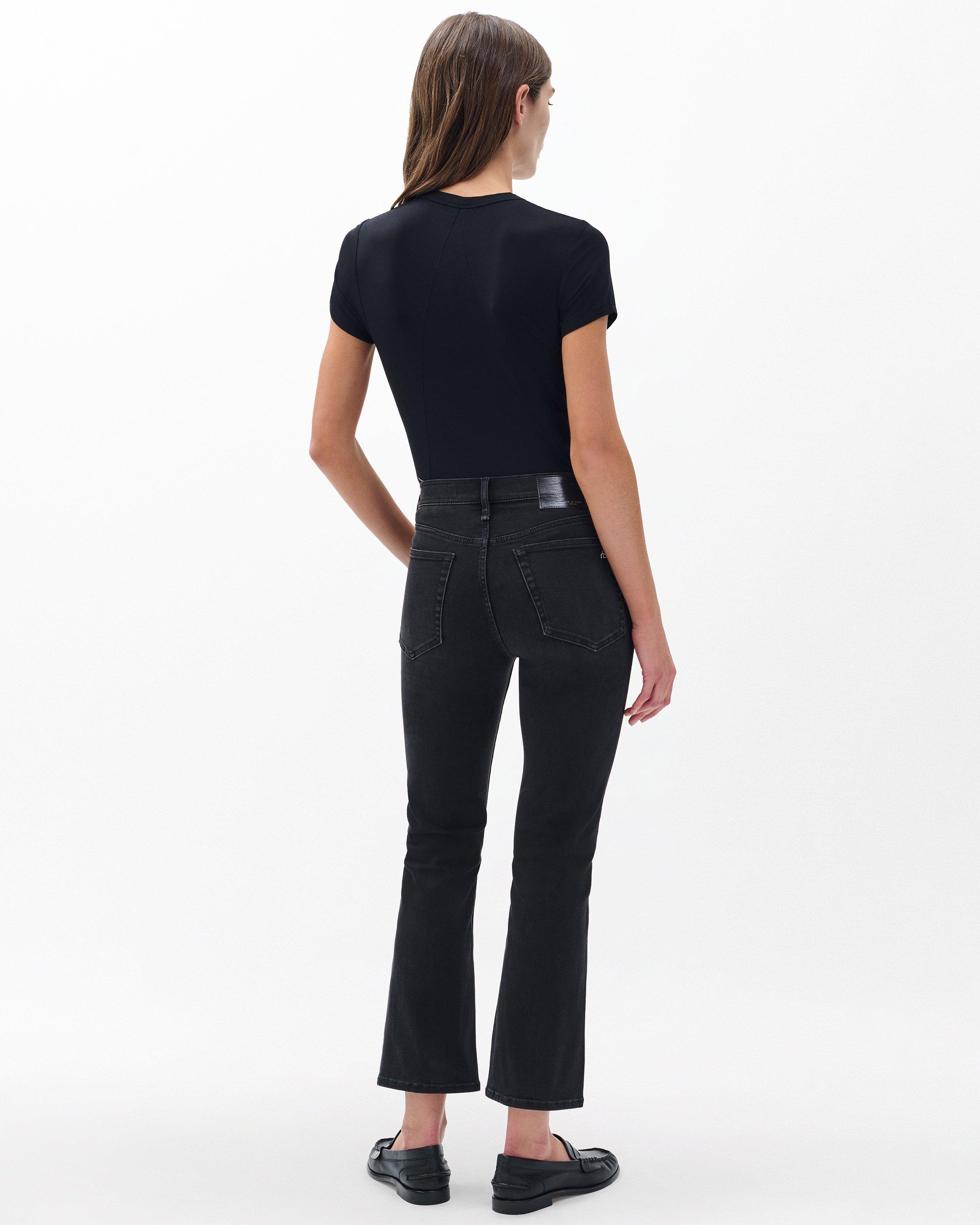 rag & bone Peyton ジーンズ サイズ25 Peyton Bootcut - Black: Mid-Rise Stretch Jean | rag & bone
