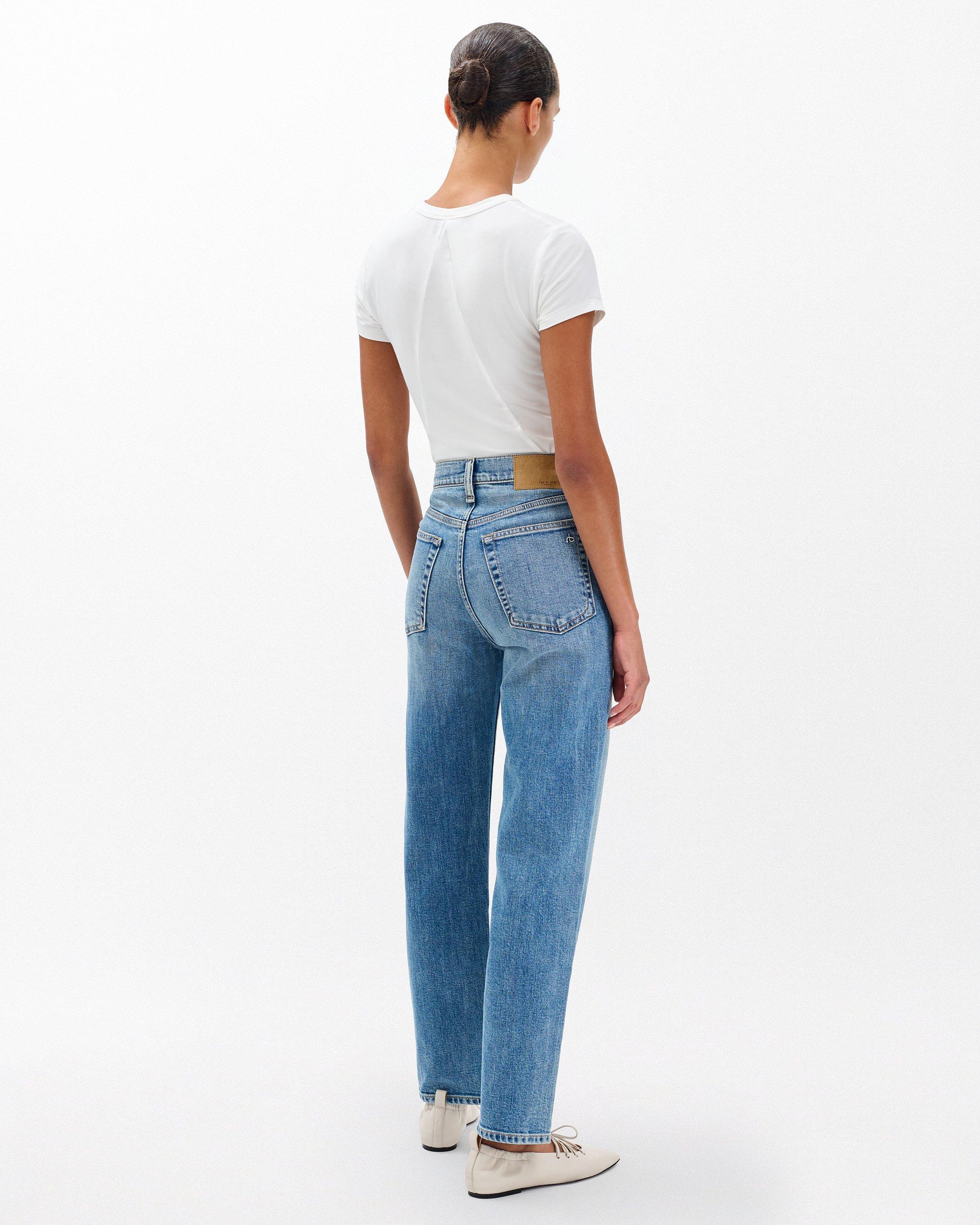 Harlow Ankle Straight Jeans image number 6