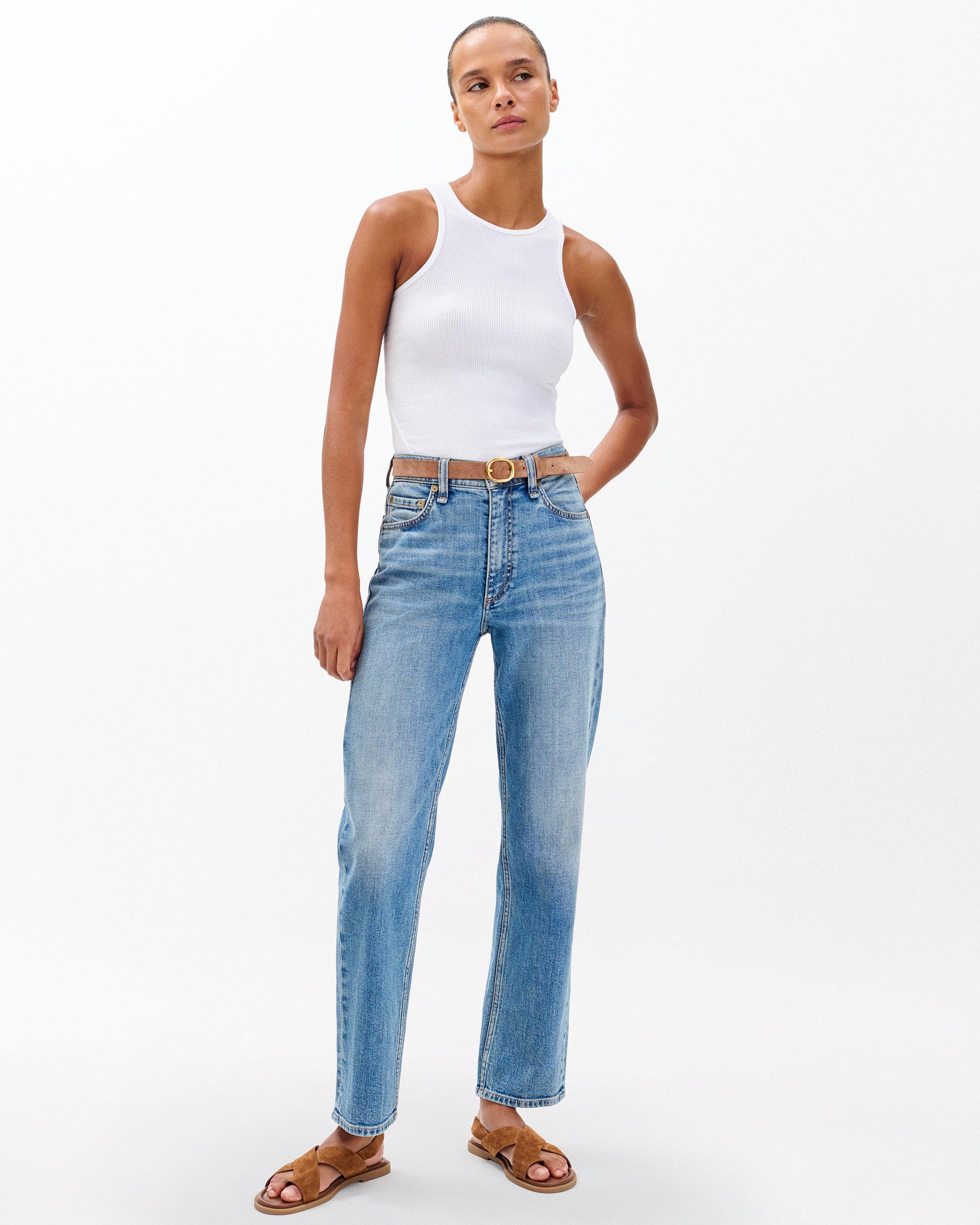 Harlow Ankle Straight Jeans image number 4