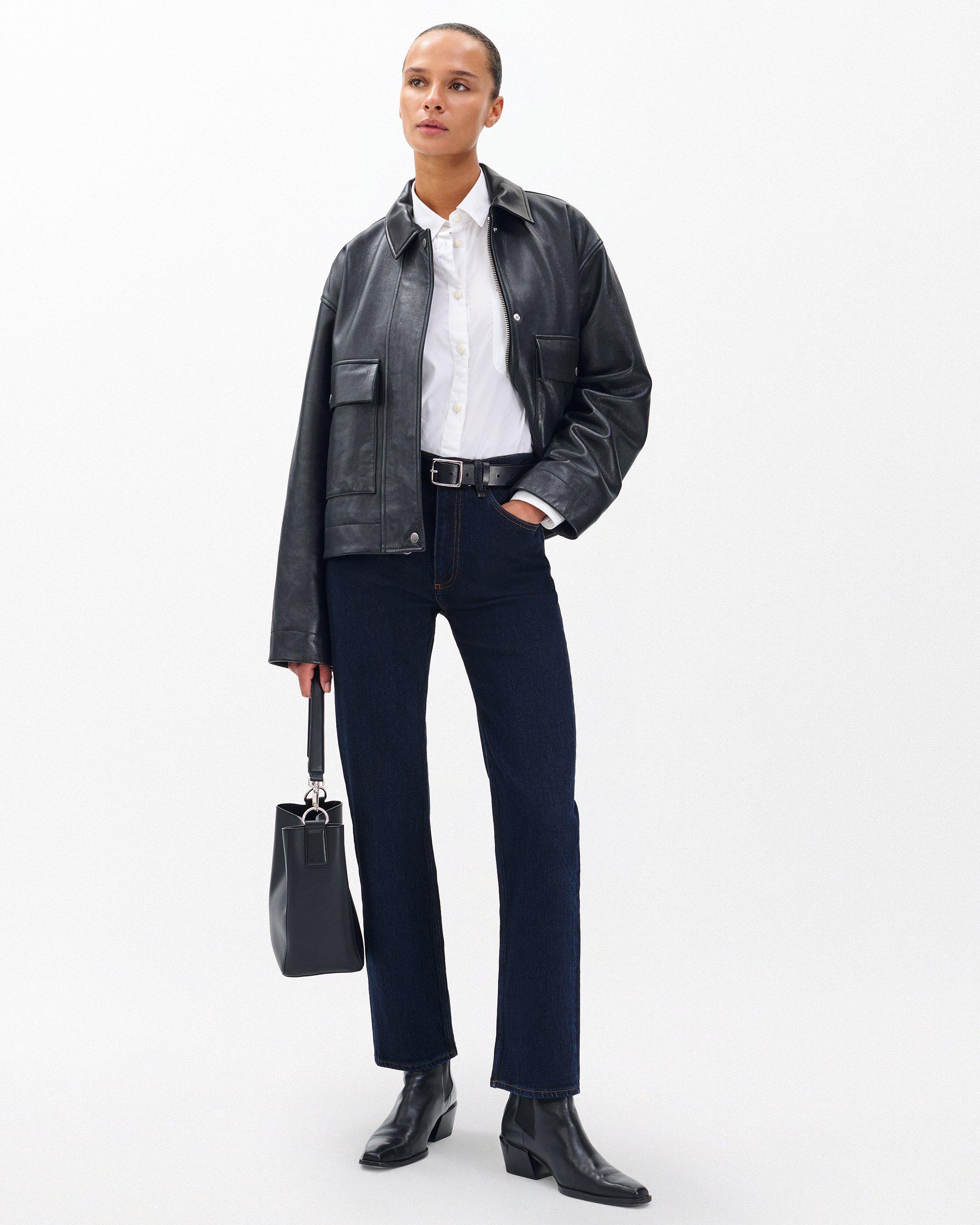 Harlow Ankle Straight Jeans image number 1