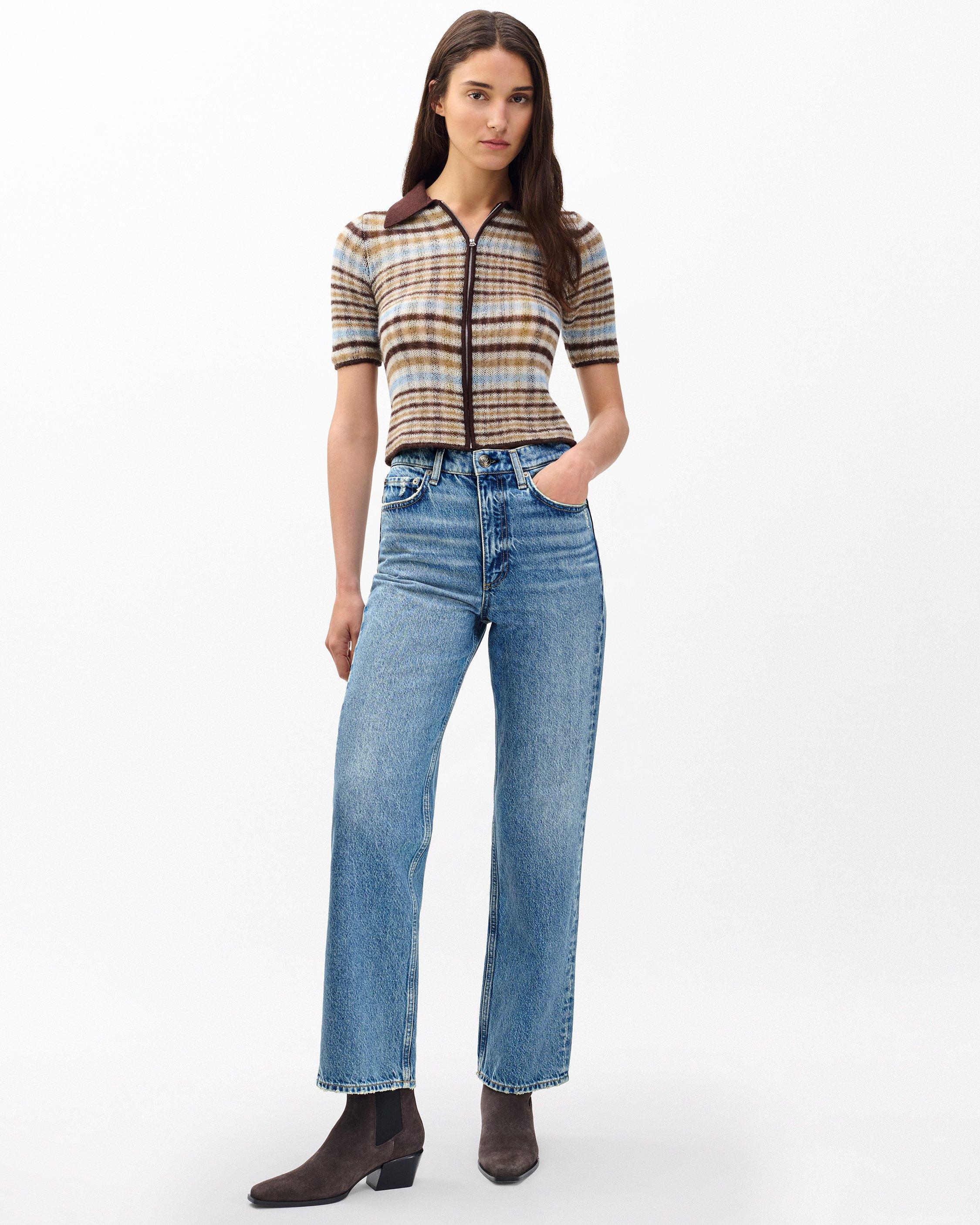 Shea Ankle Relaxed Straight Jeans image number 3