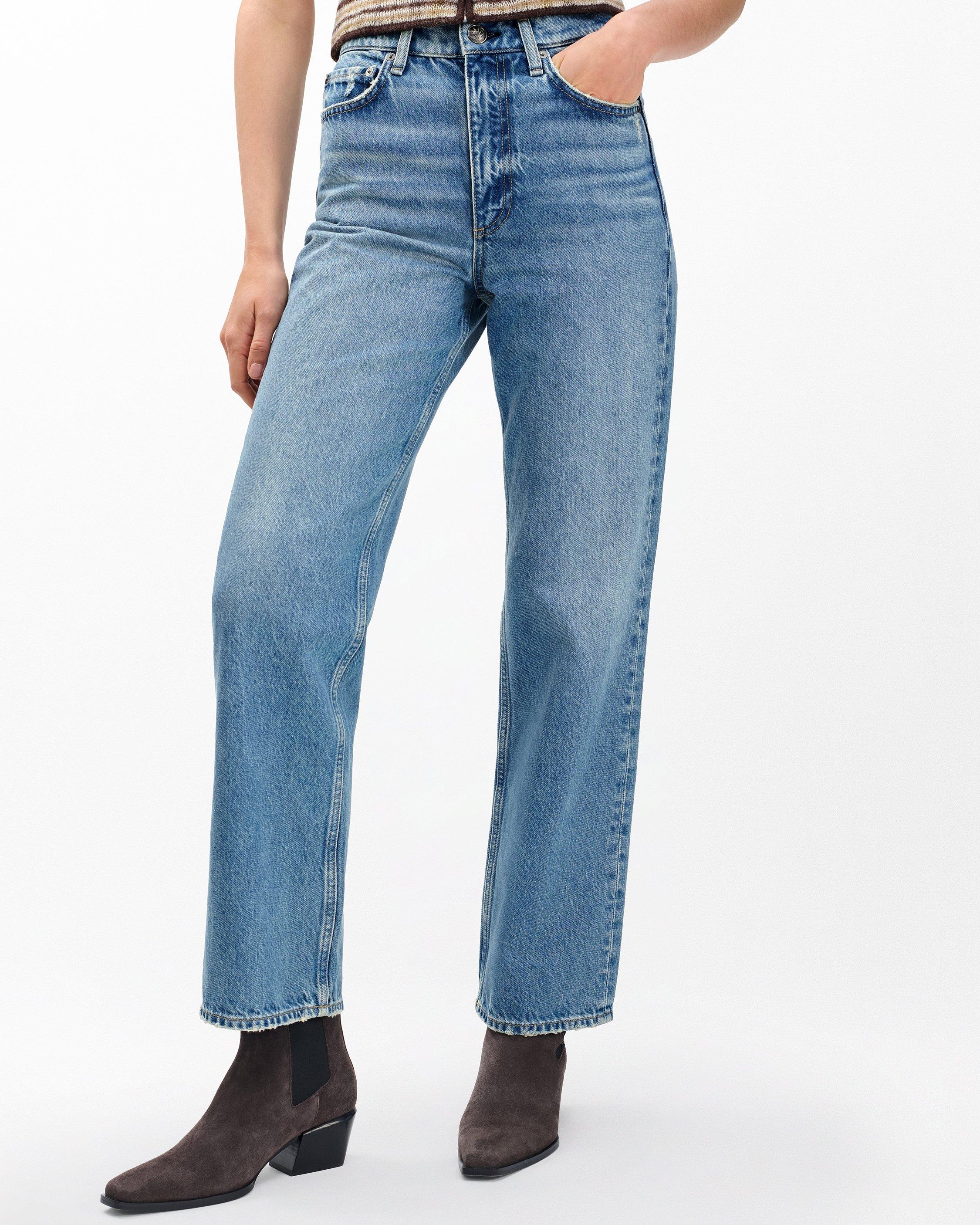 Shea Ankle Relaxed Straight Jeans image number 4