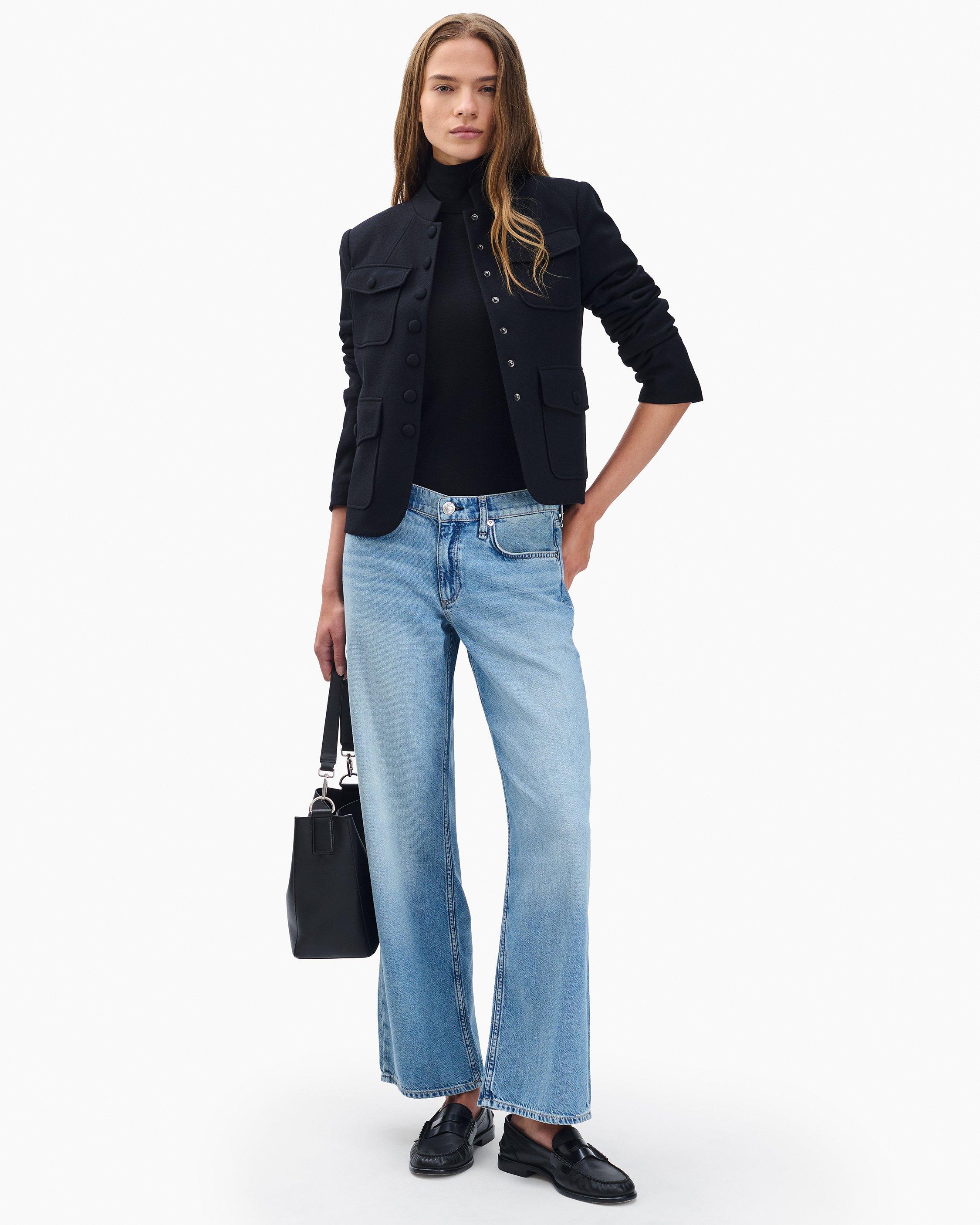 Saige Ankle Relaxed Straight Jeans image number 1