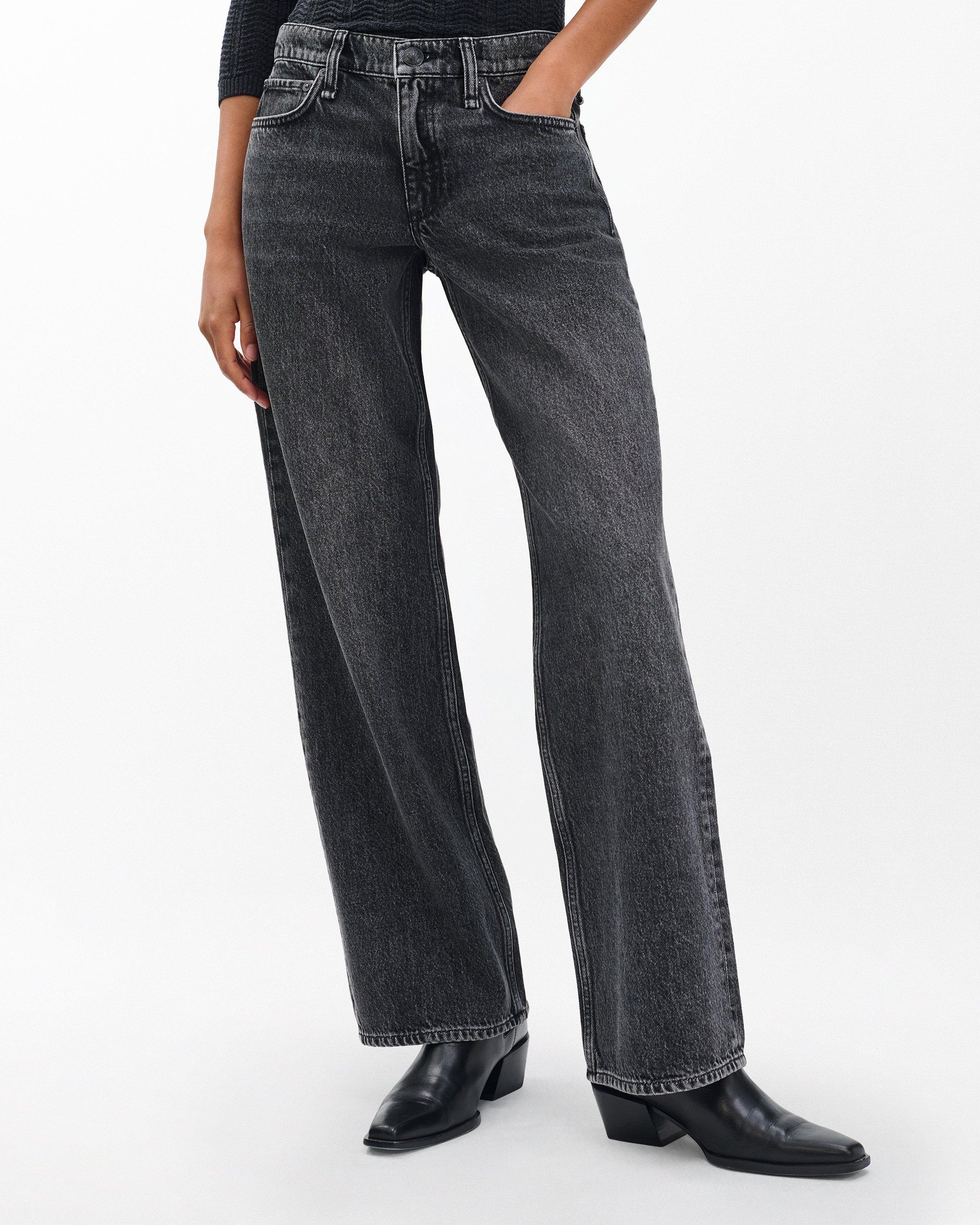 Saige Relaxed Straight Jeans - image 4