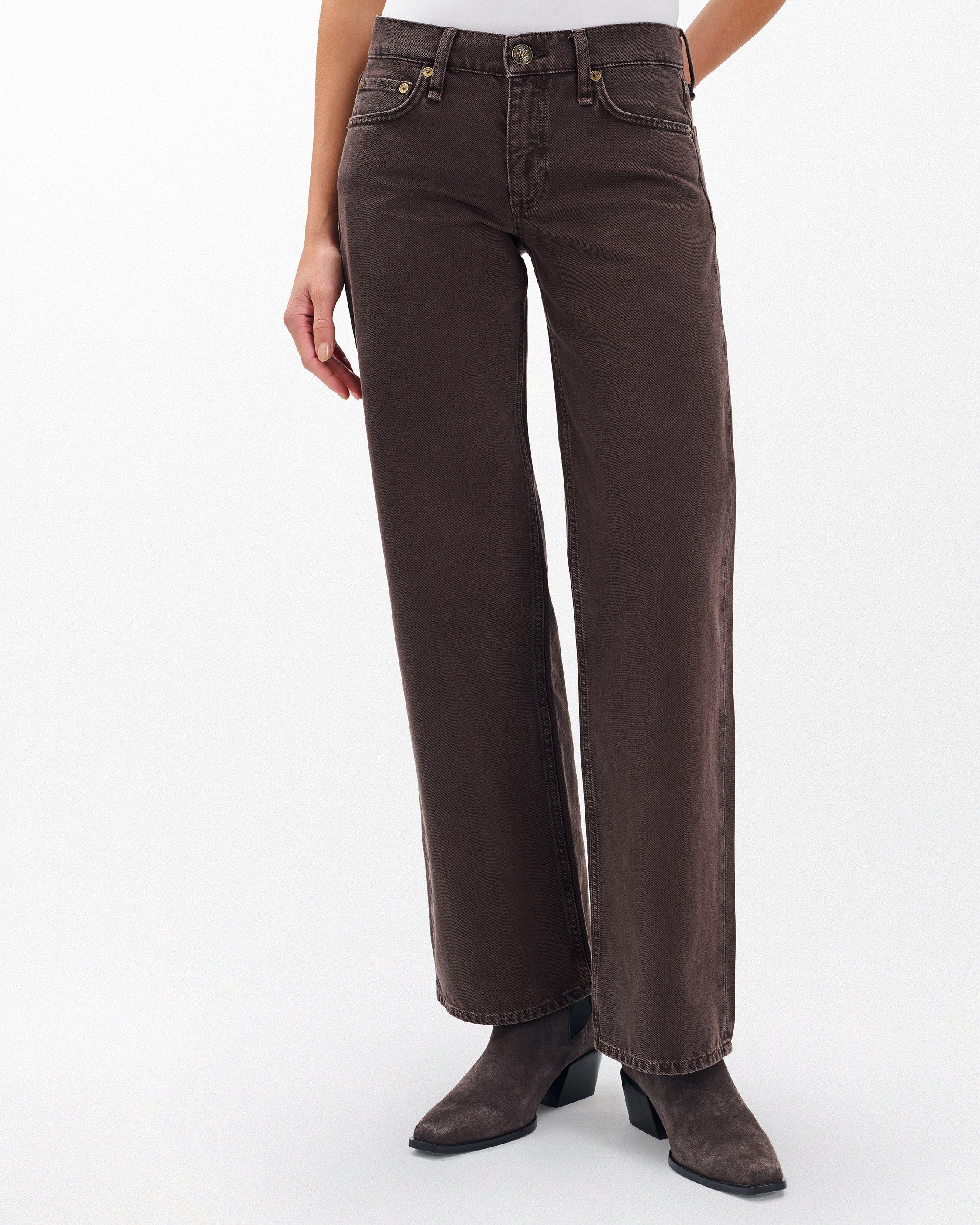 Saige Relaxed Straight Jeans image number 4