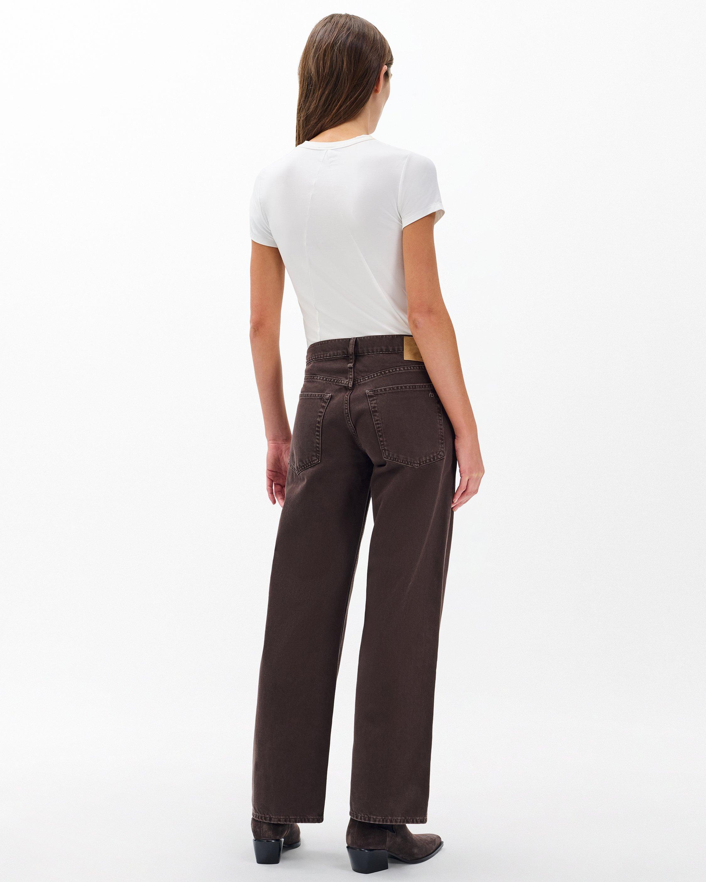 Saige Relaxed Straight Jeans image number 6