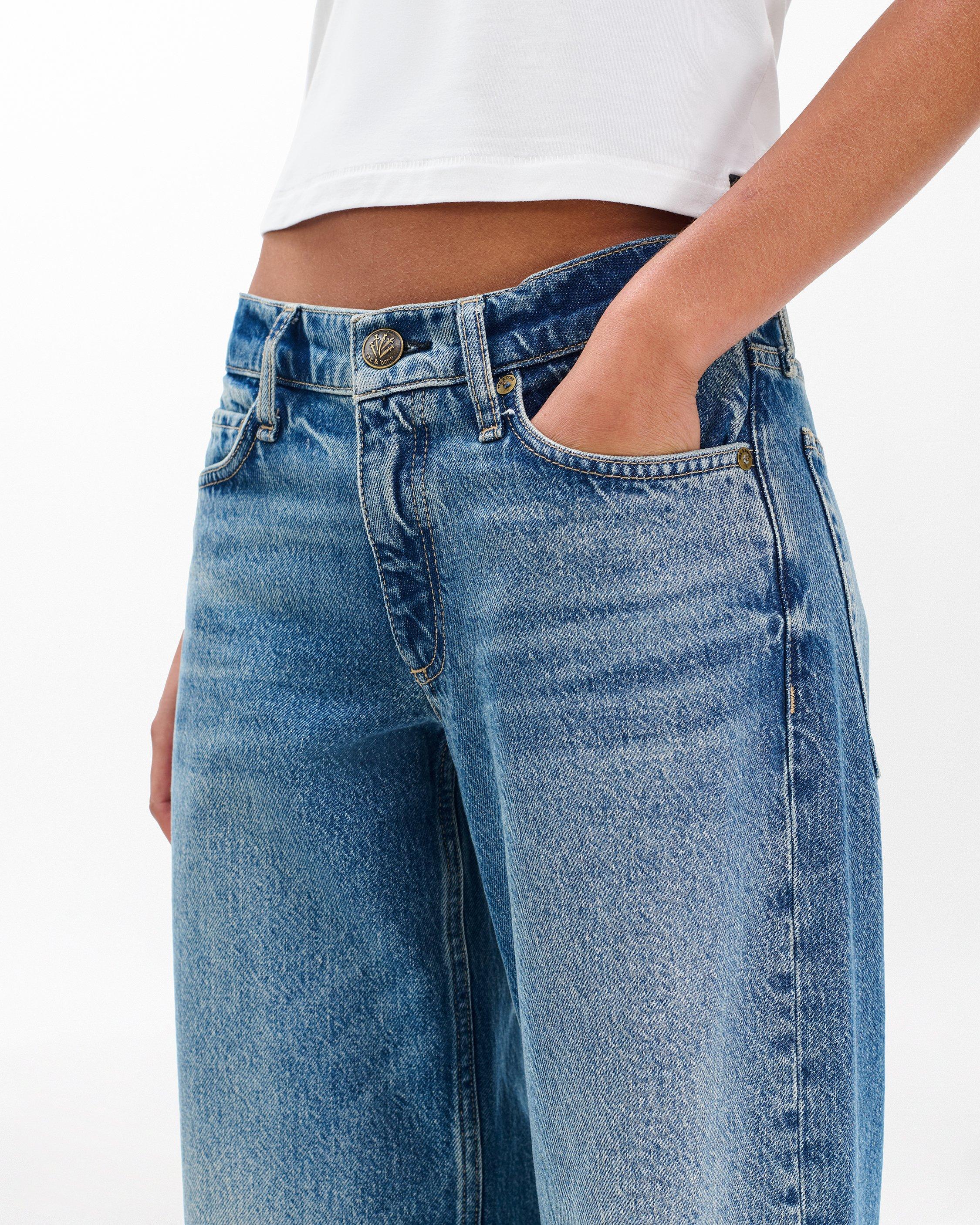 Saige Relaxed Straight Jeans image number 5