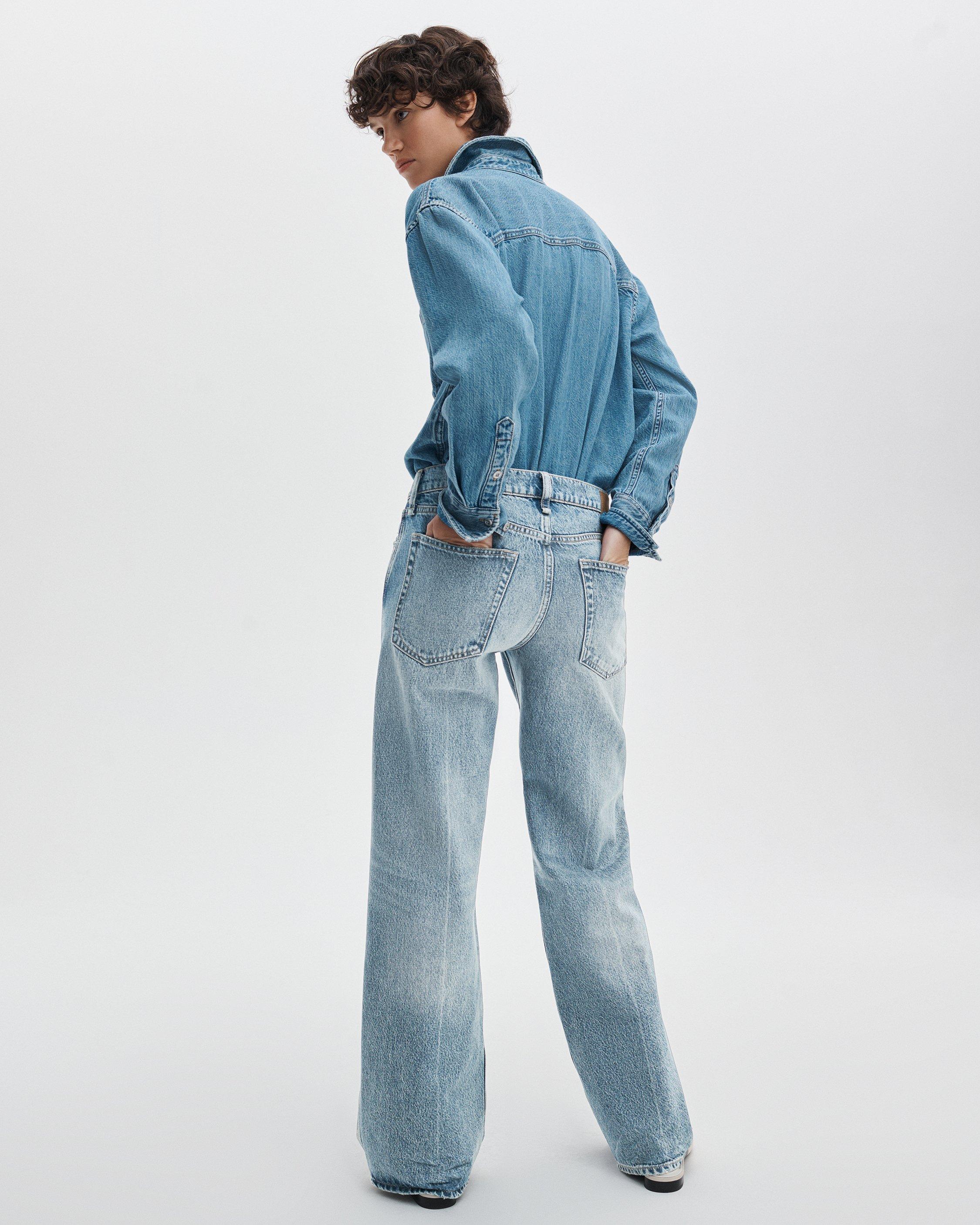 Saige Relaxed Straight Jeans - image 5
