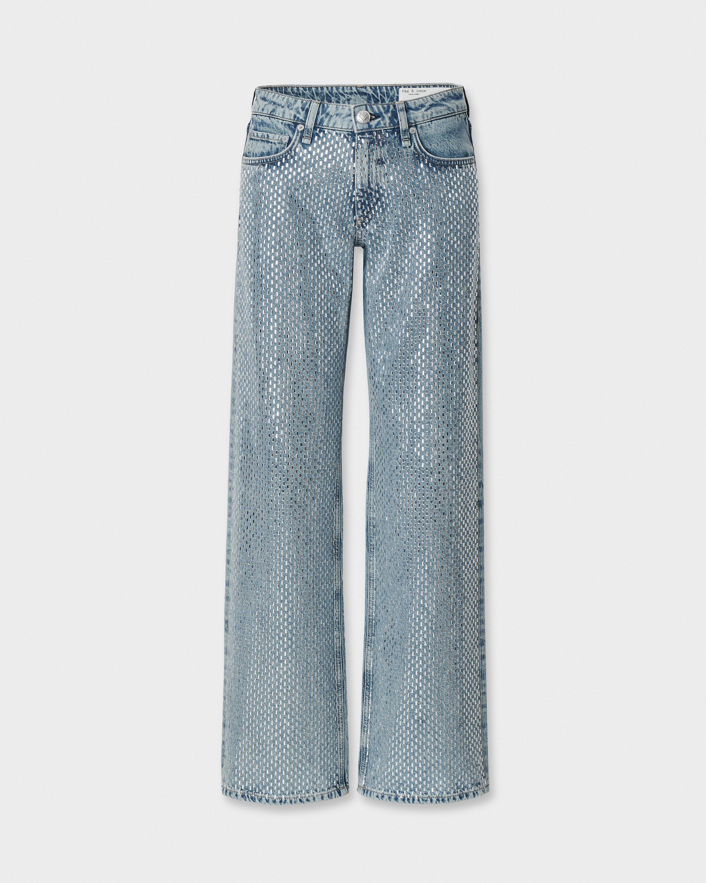 Cam Embellished Relaxed Straight Jean image number 2