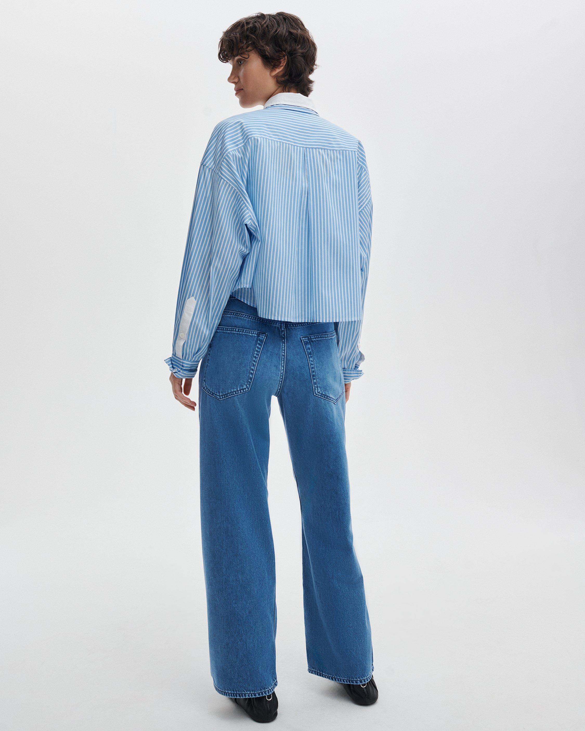 Saige Ankle Relaxed Straight Jeans - image 4