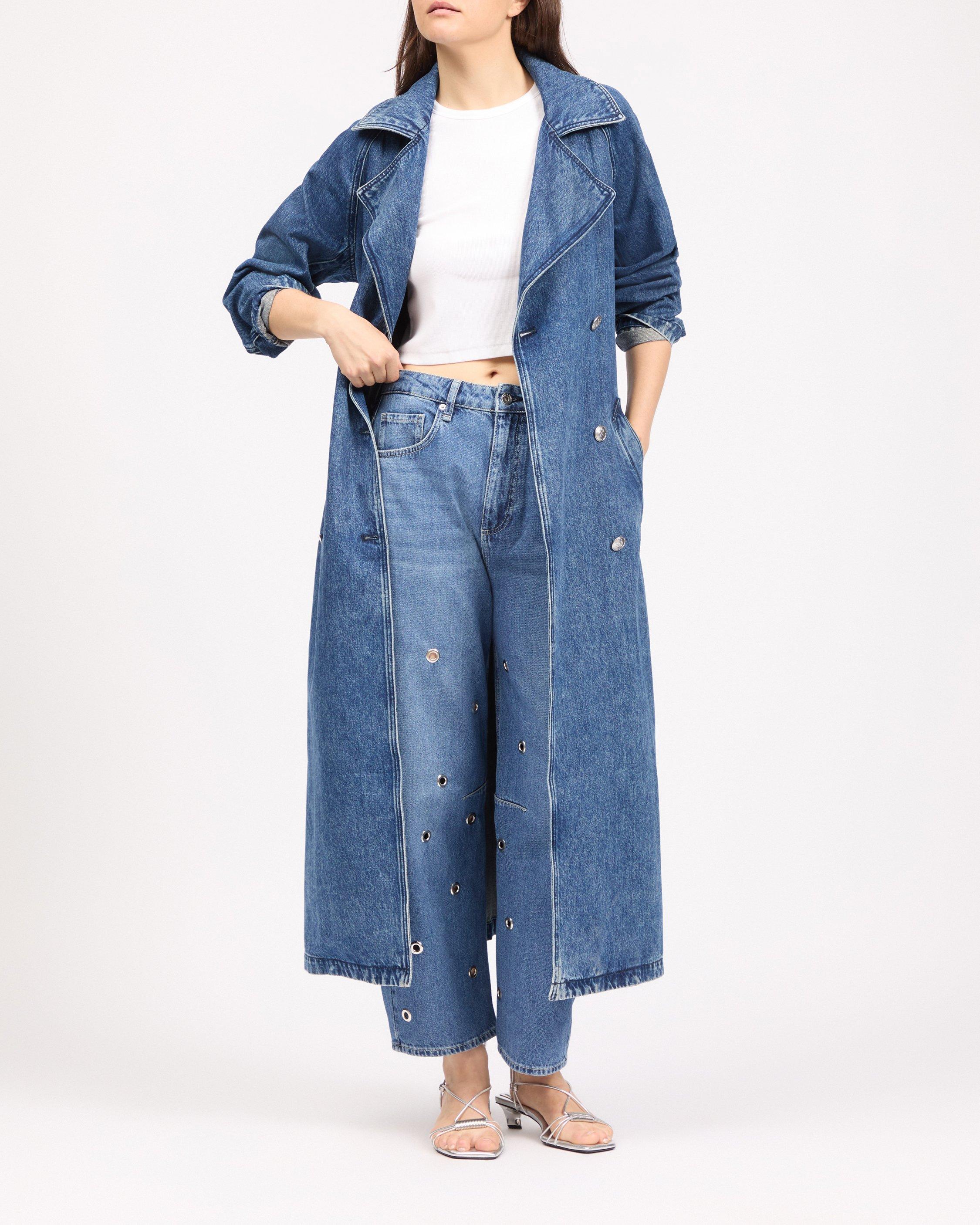 Ginny Denim Trench Coat image number 1