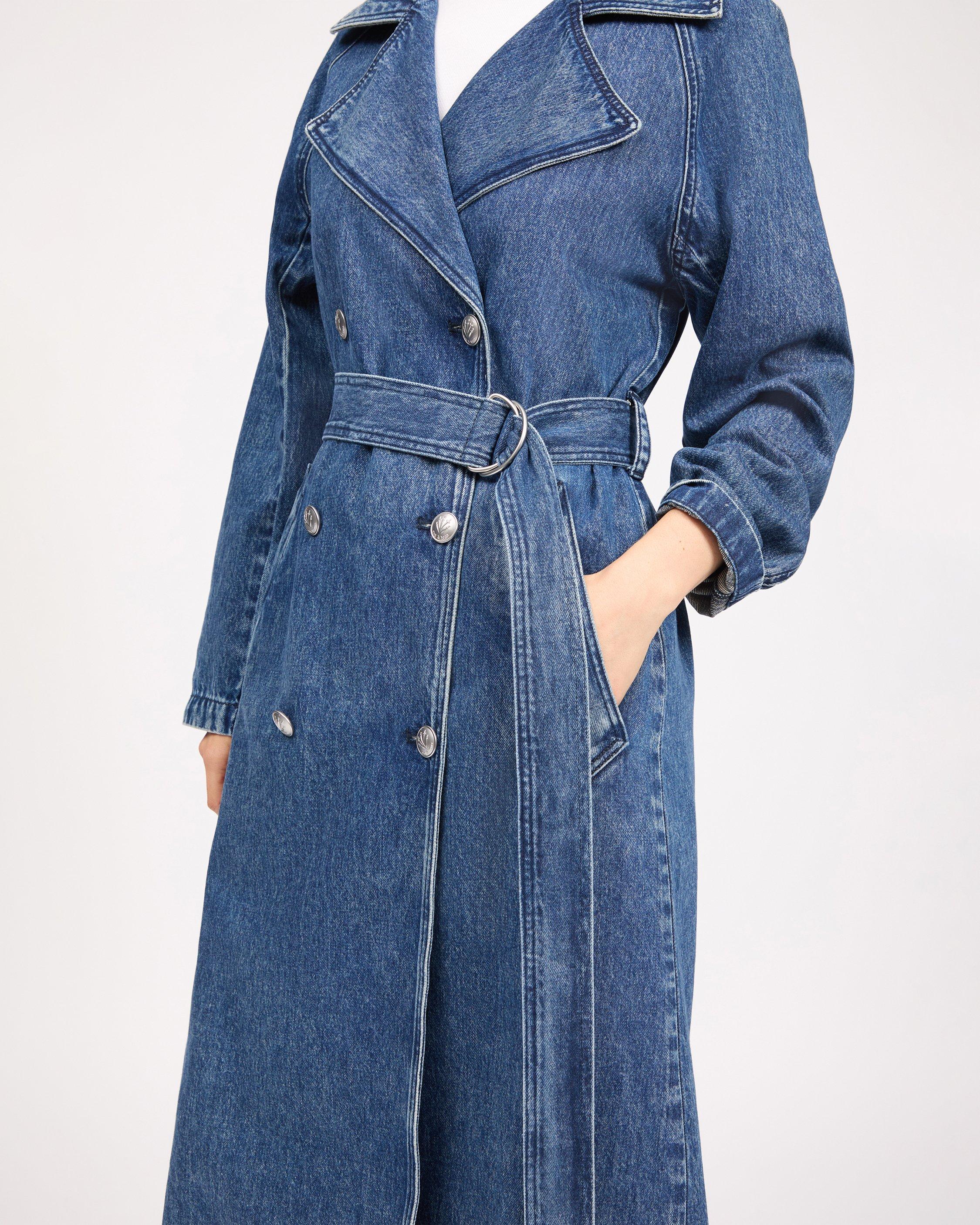 Ginny Denim Trench Coat image number 3