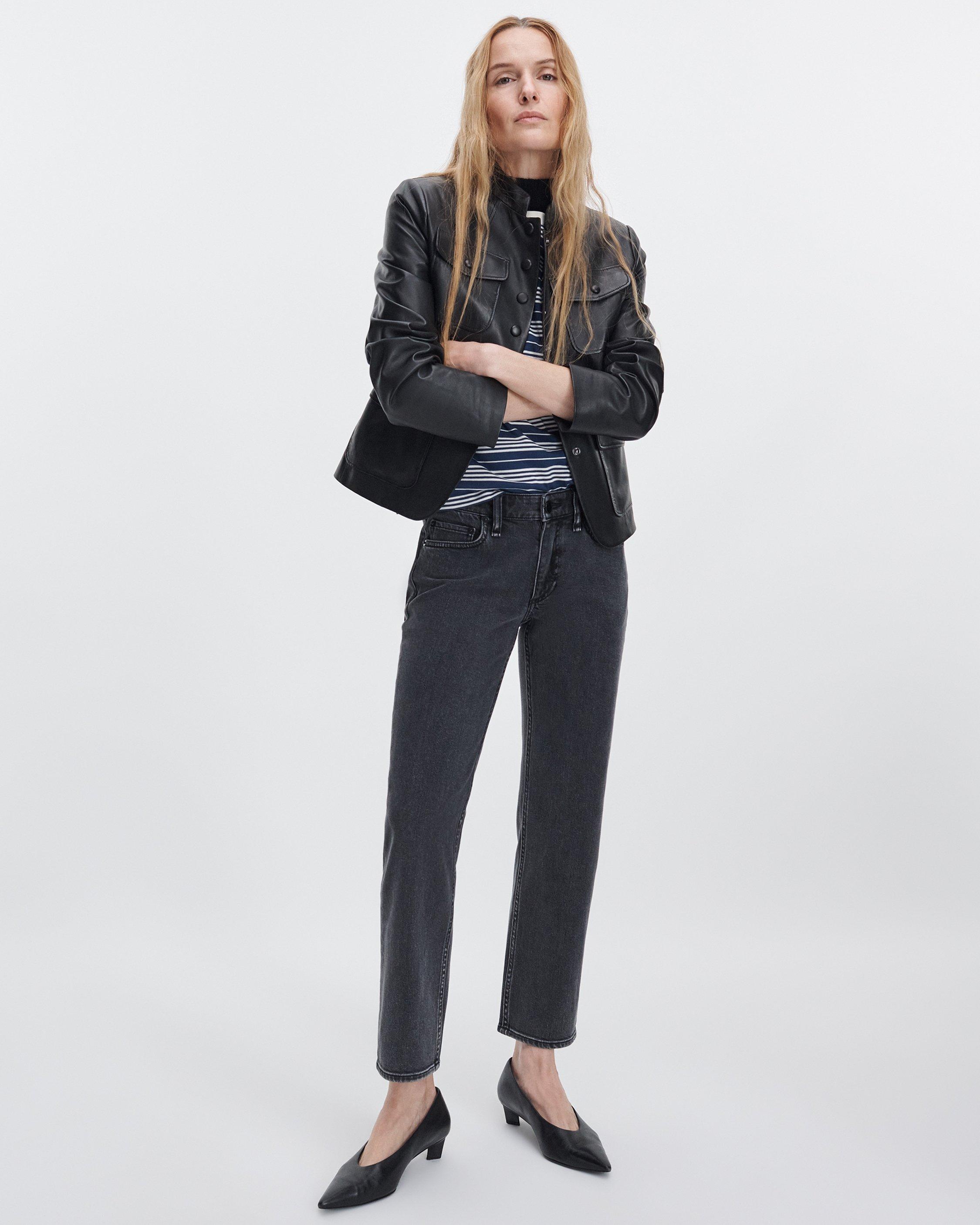 Harlow Ankle Straight Jean image number 1