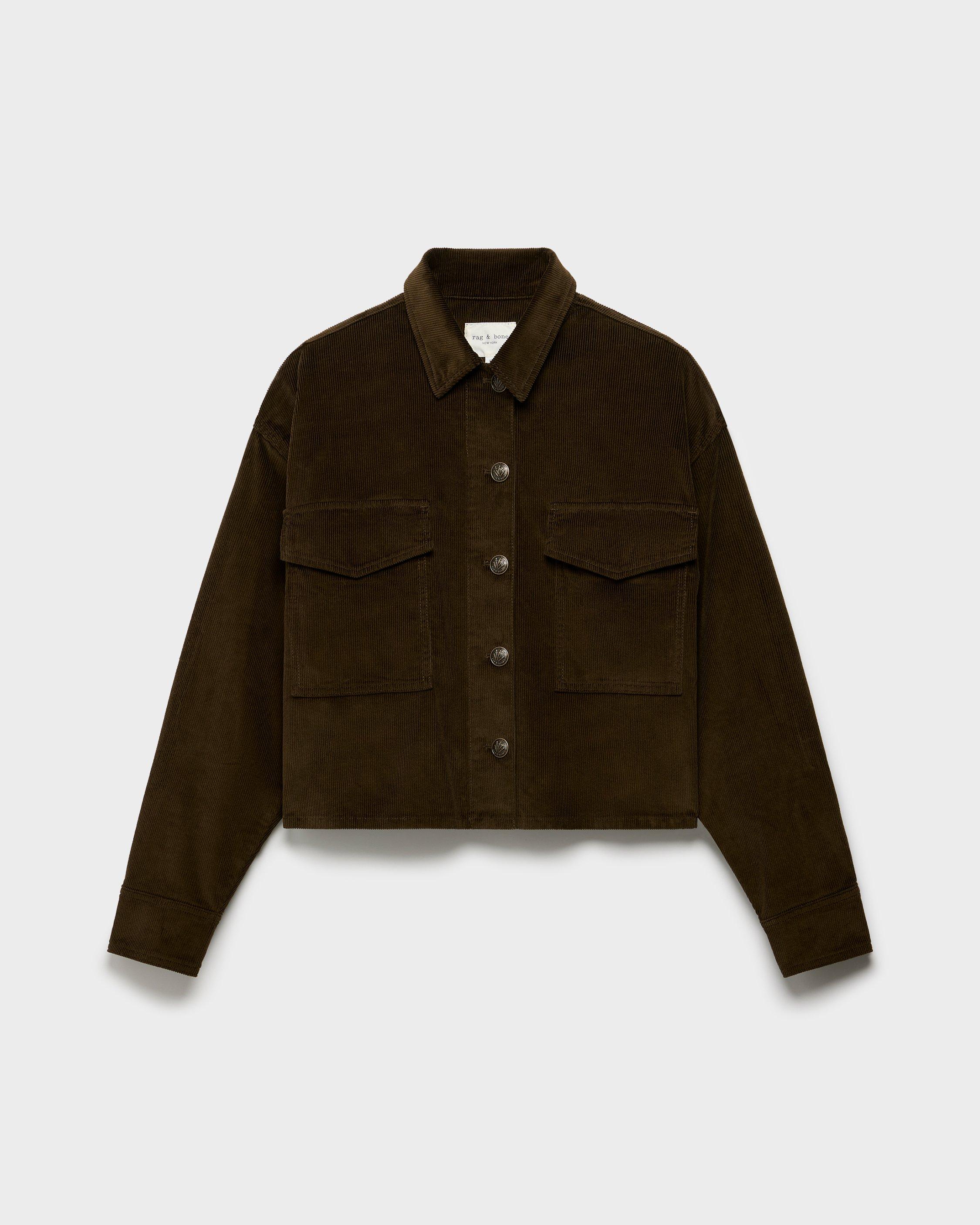 Jaiden Stretch Corduroy Shirt Jacket image number 2