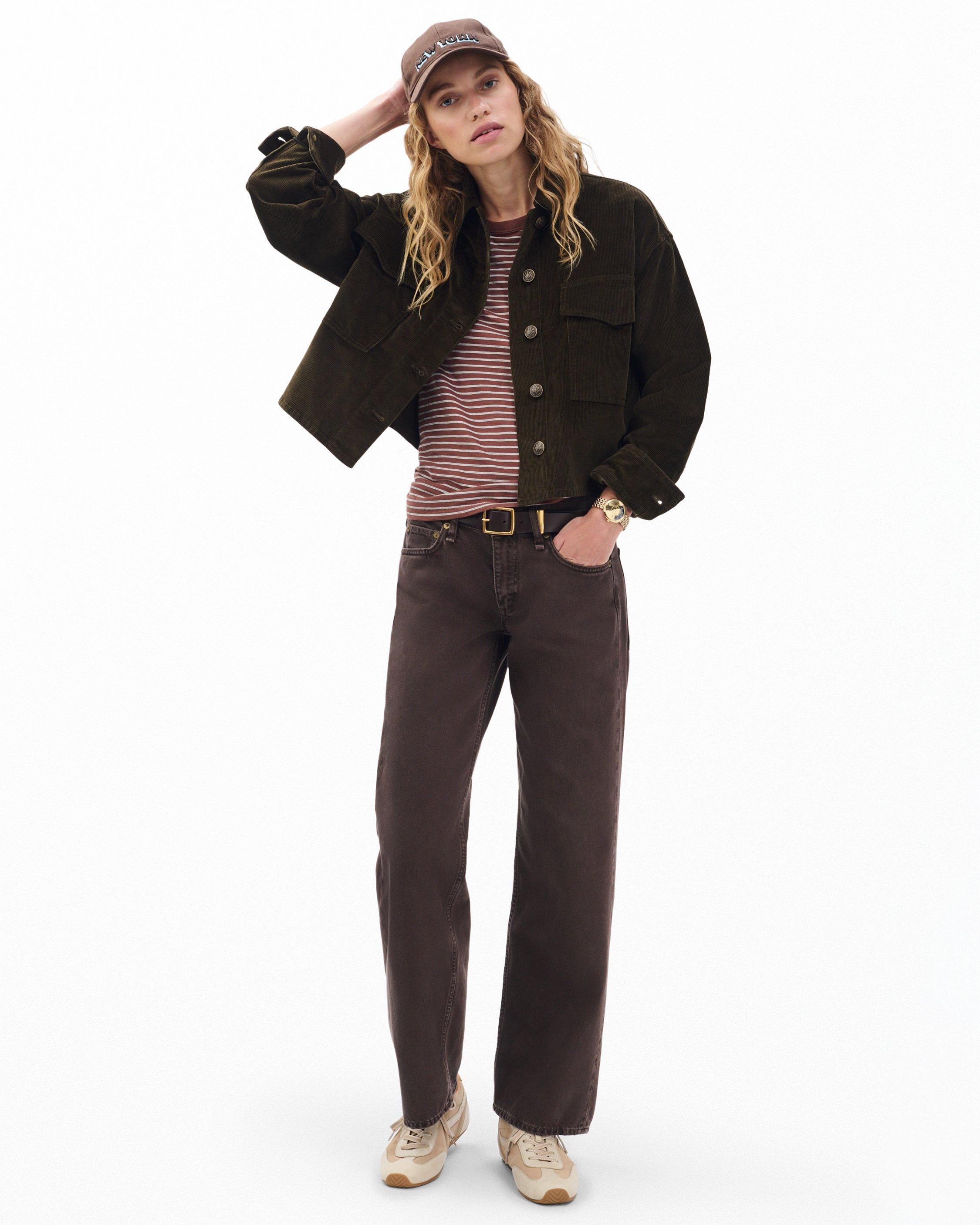 Jaiden Stretch Corduroy Shirt Jacket - image 3