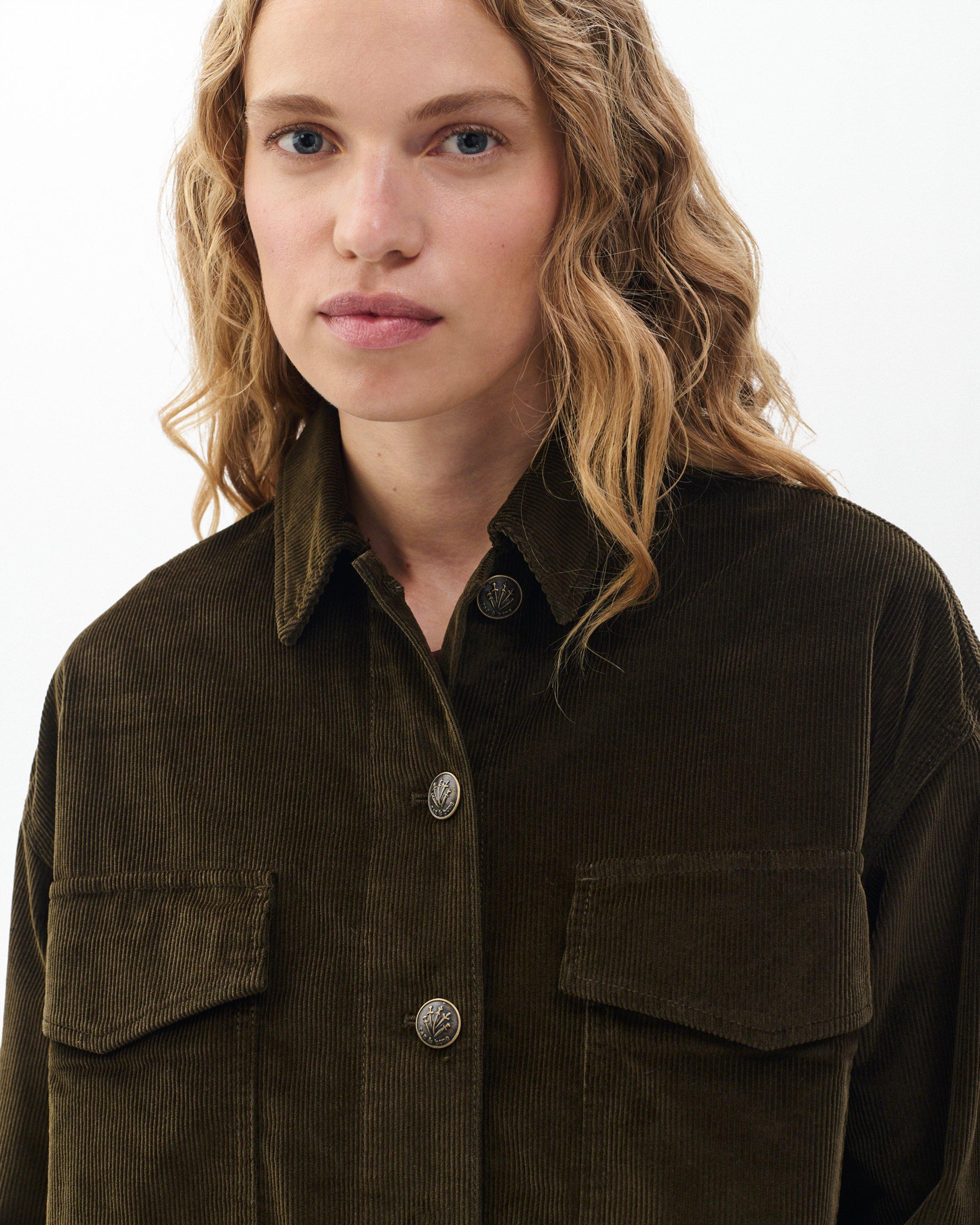 Jaiden Stretch Corduroy Shirt Jacket - image 4
