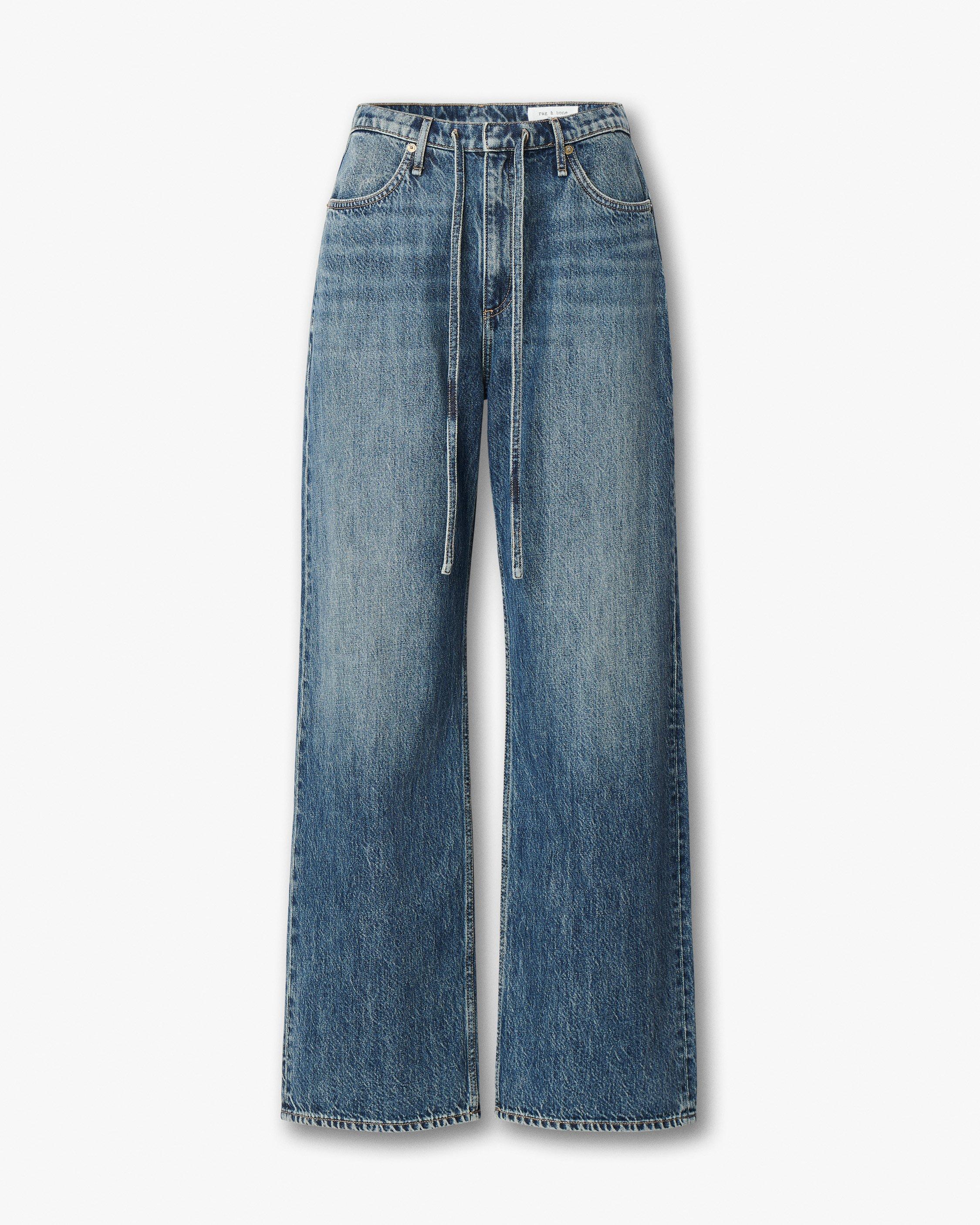 Phoebe Drawstring Wide-Leg Jeans - image 2