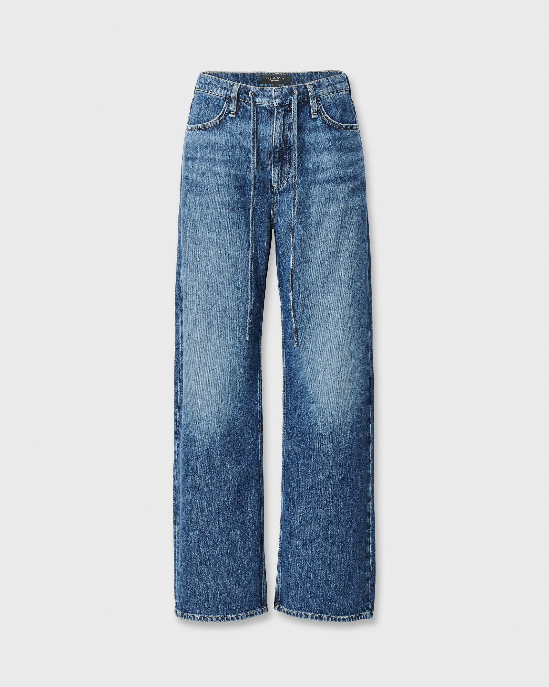 Phoebe Drawstring Wide-Leg Jean image number 2