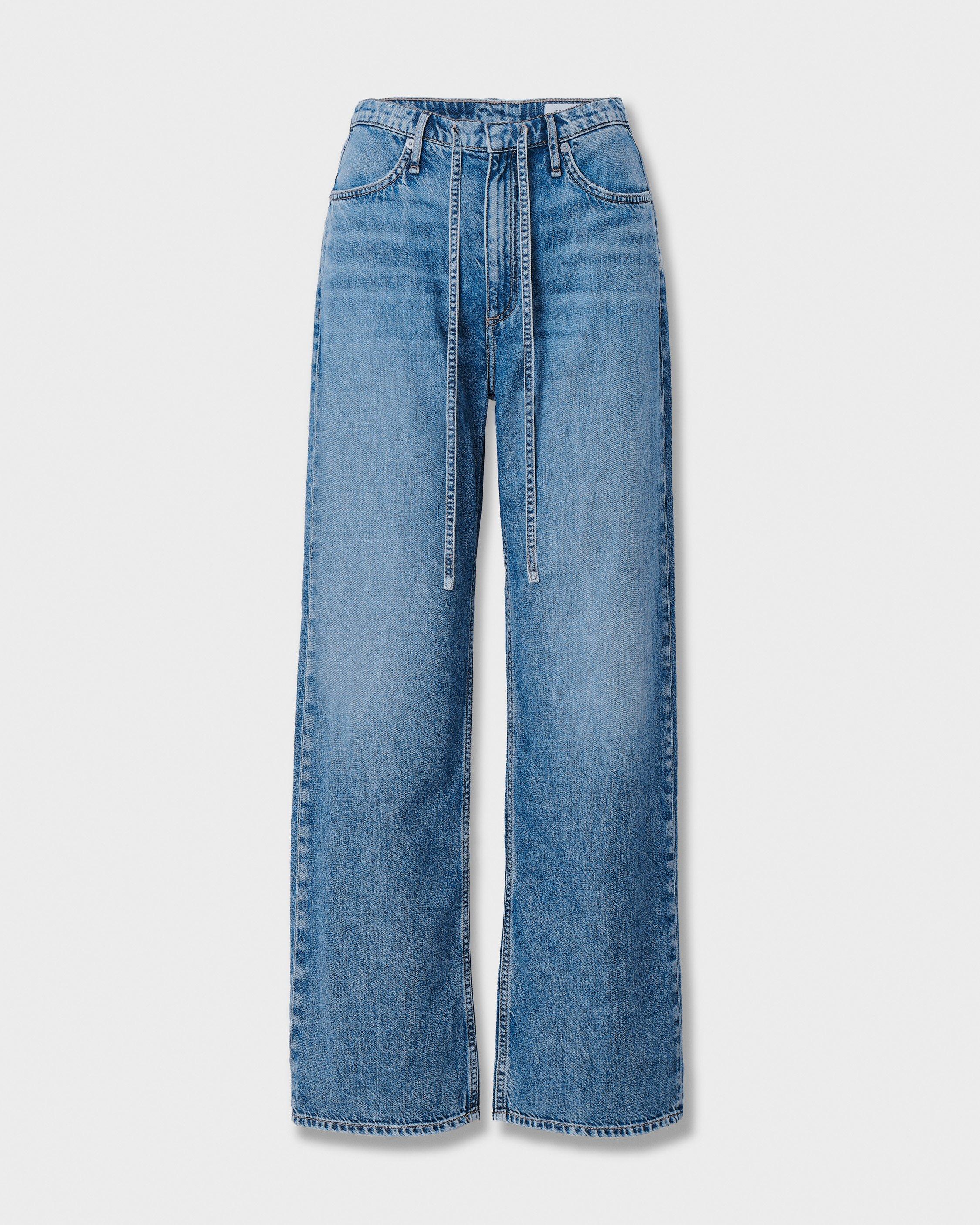Phoebe Drawstring Wide-Leg Jeans - image 2
